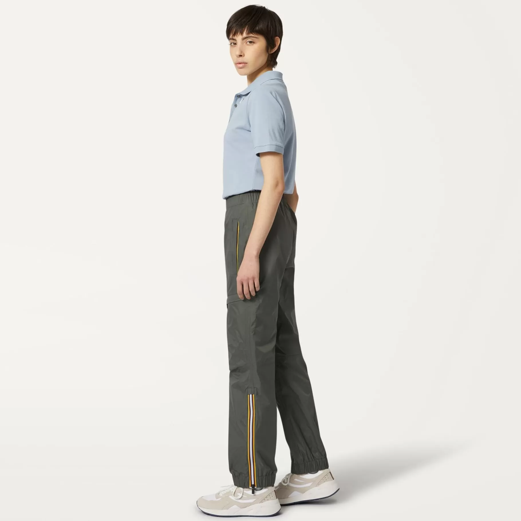 Trousers*K-WAY Le Vrai 3.0 Edgard - Pants - Sport Trousers - Unisex - Green Blackish