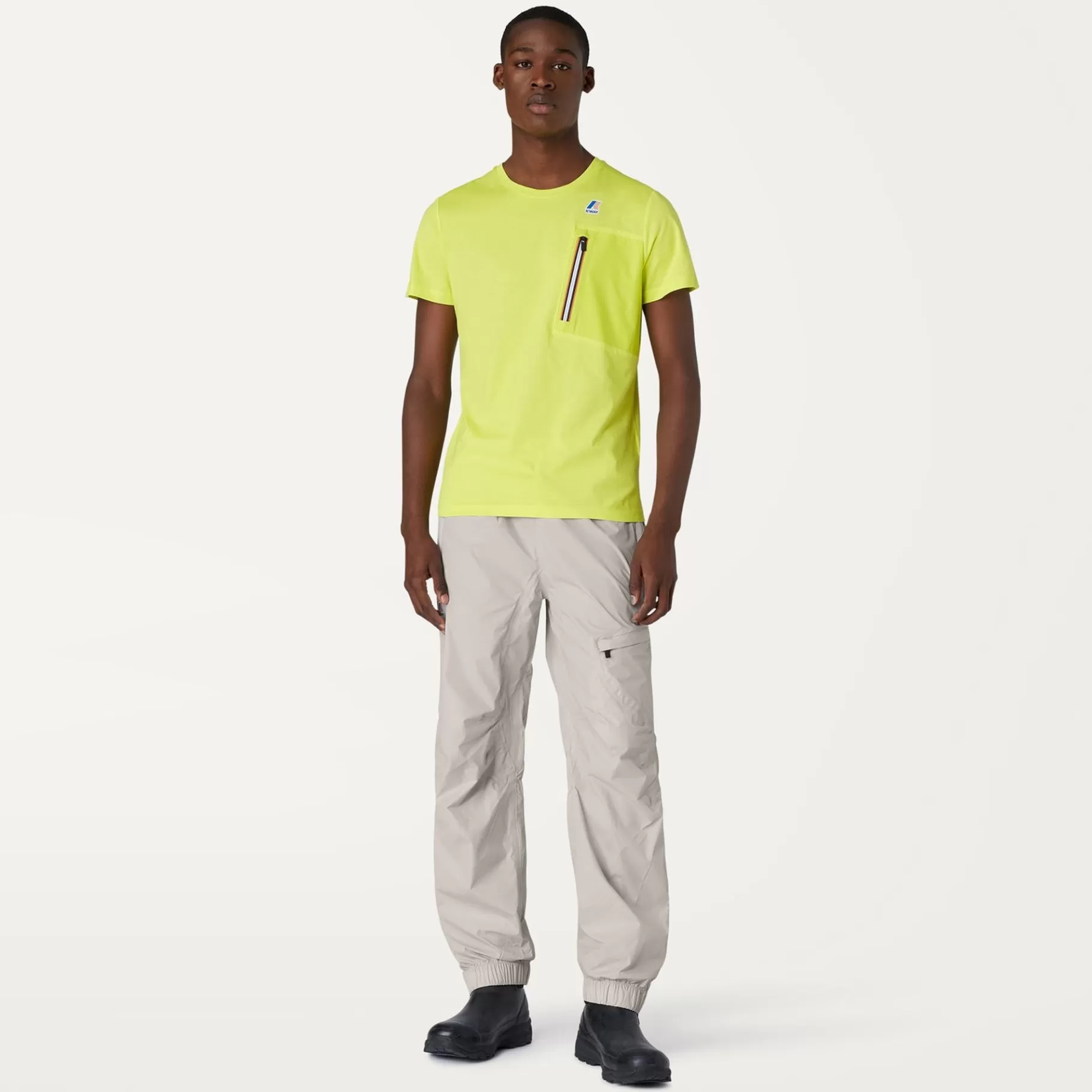 Trousers*K-WAY Le Vrai 3.0 Edgard - Pants - Sport Trousers - Unisex - Grey Lt Lead