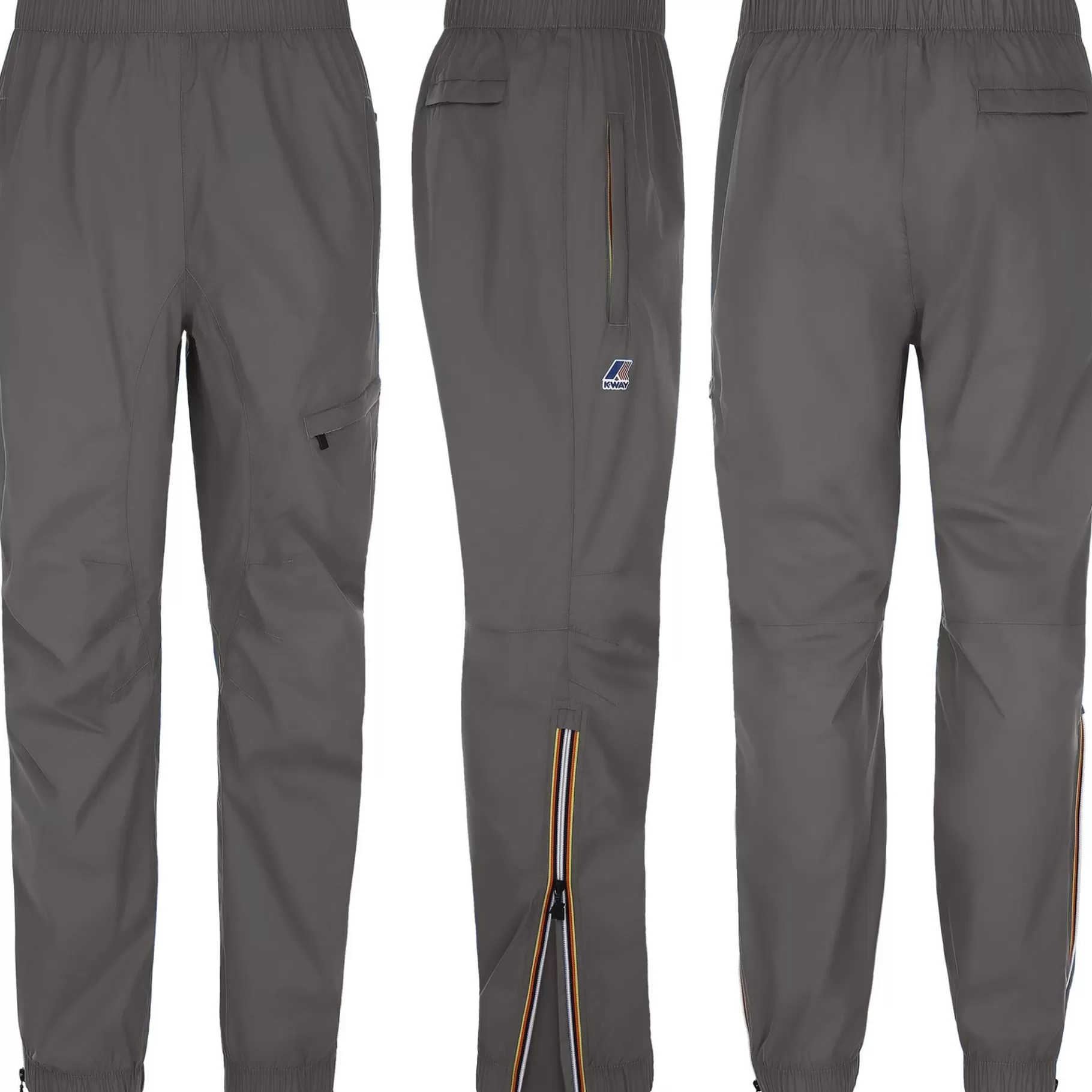 Trousers*K-WAY Le Vrai 3.0 Edgard - Pants - Sport Trousers - Unisex - Grey Smoke