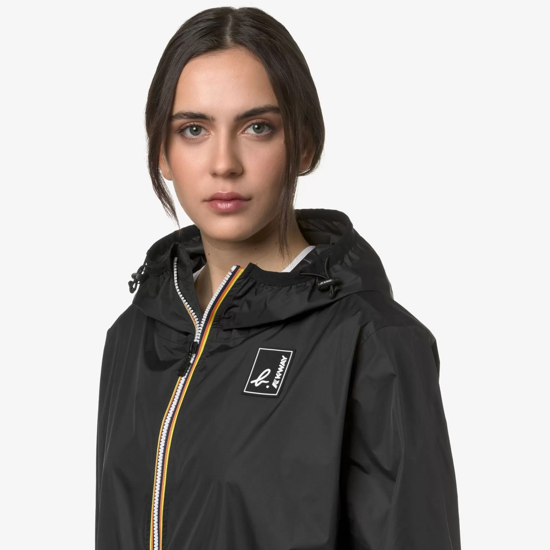 Coats And Long Jackets*K-WAY Le Vrai 3.0 Elysee Agnes B - Jackets - 3/4 Length - Unisex - Black Pure