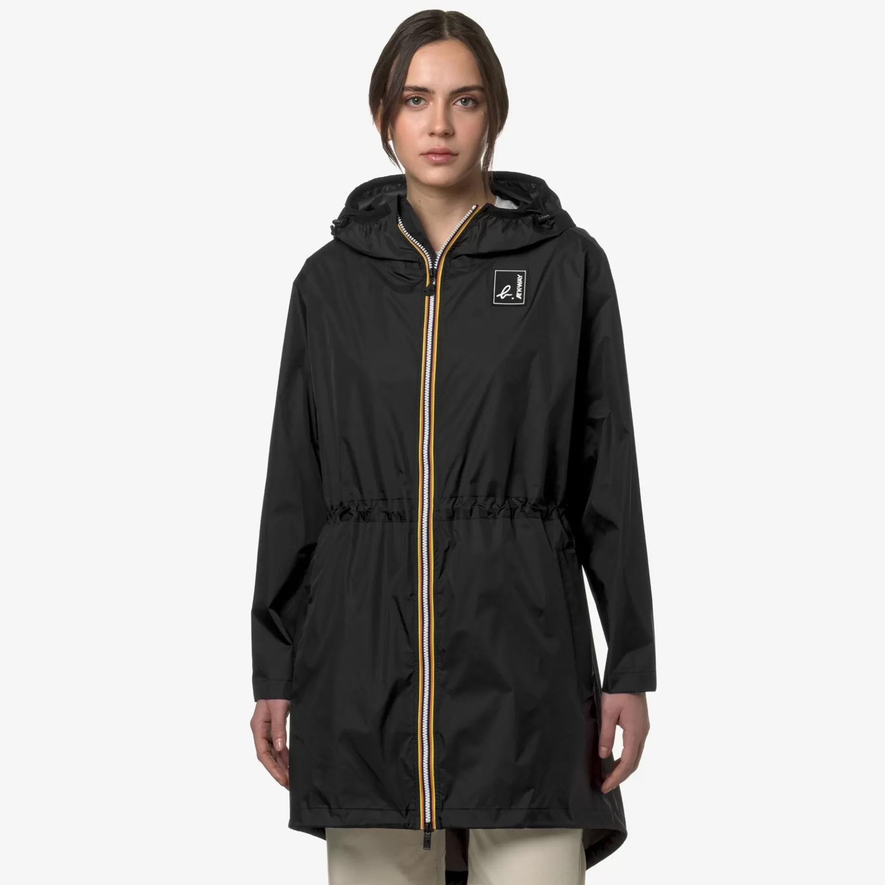 Coats And Long Jackets*K-WAY Le Vrai 3.0 Elysee Agnes B - Jackets - 3/4 Length - Unisex - Black Pure