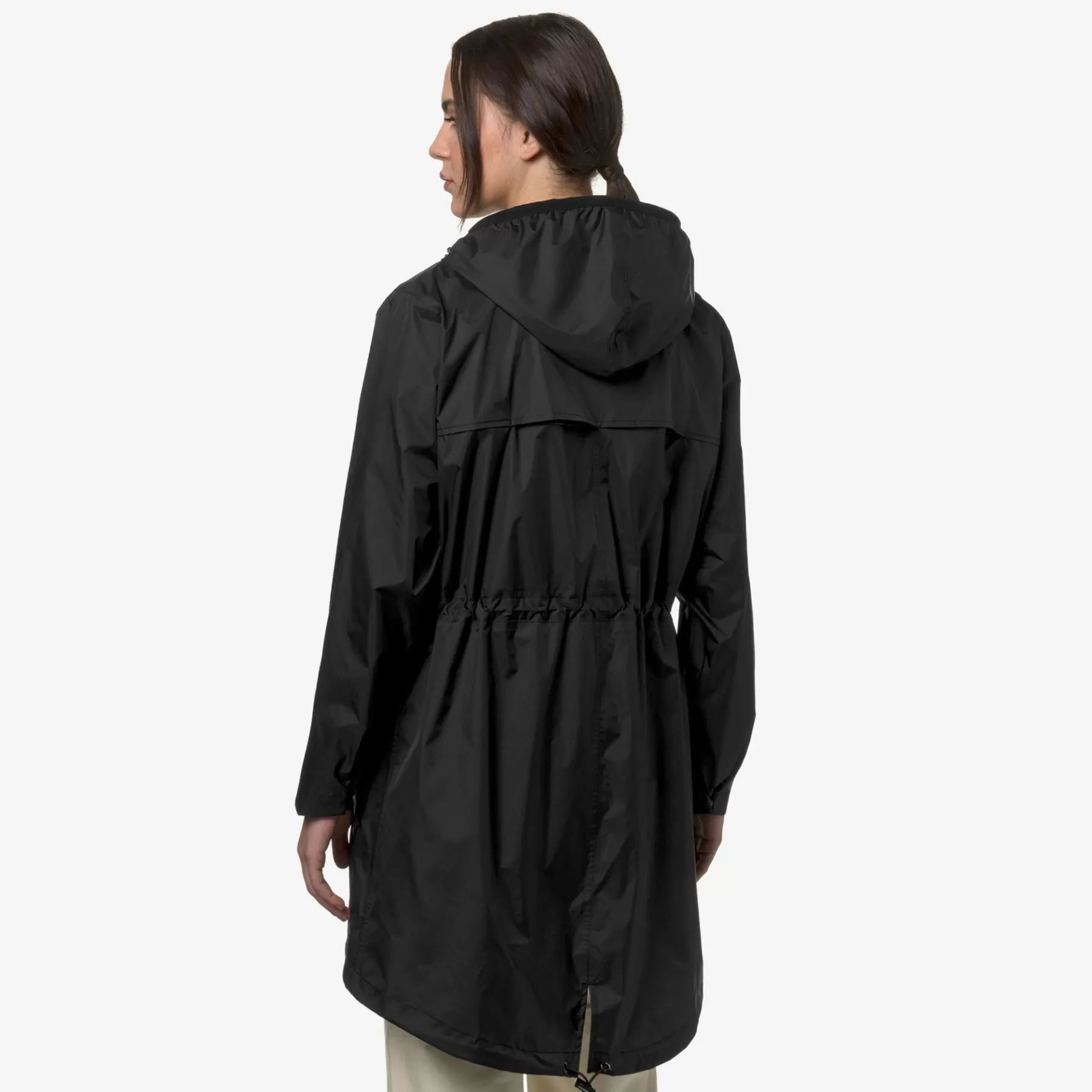 Coats And Long Jackets*K-WAY Le Vrai 3.0 Elysee Agnes B - Jackets - 3/4 Length - Unisex - Black Pure