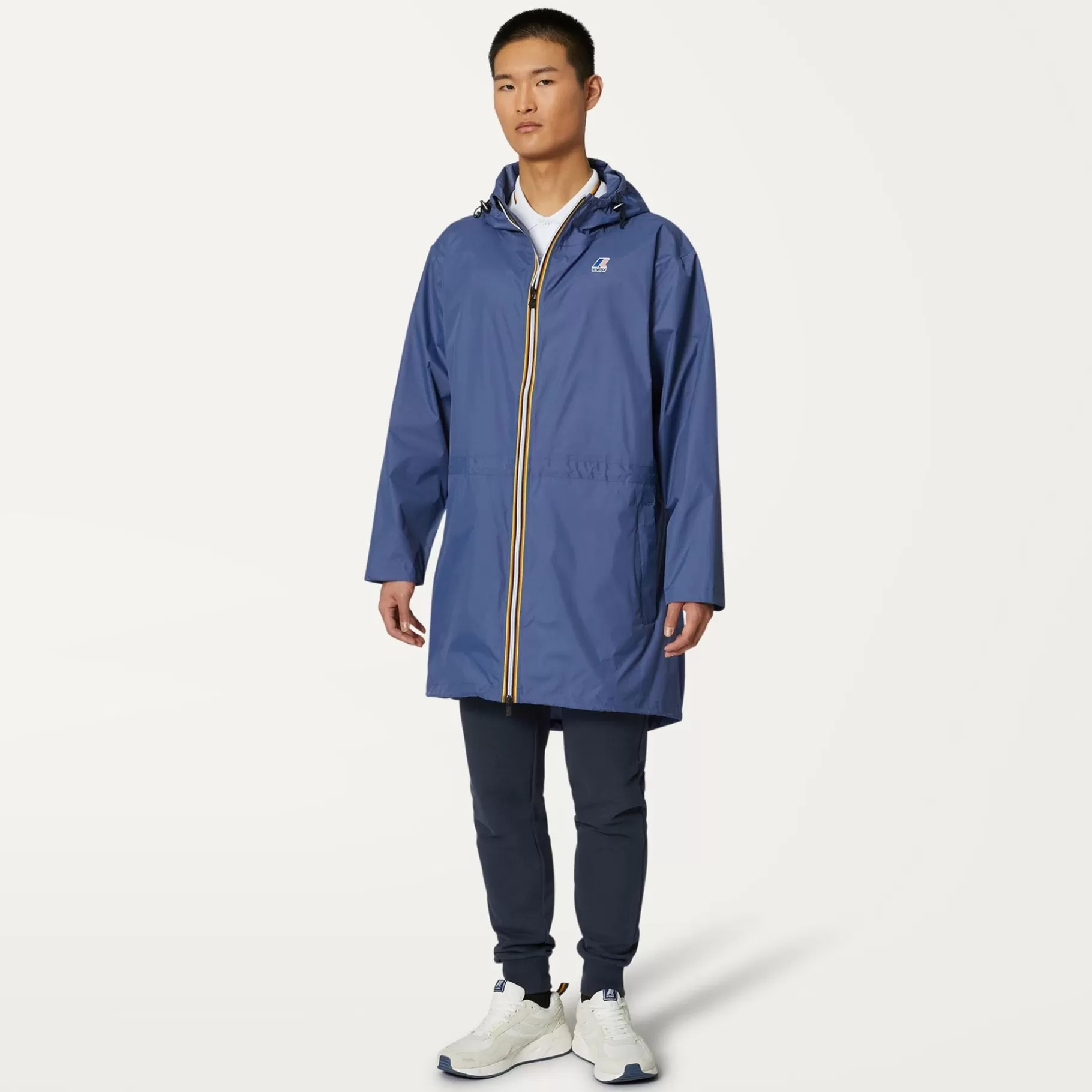 Le Vrai Classic*K-WAY Le Vrai 3.0 Elysees - Jackets - 3/4 Length - Unisex - Blue Indigo
