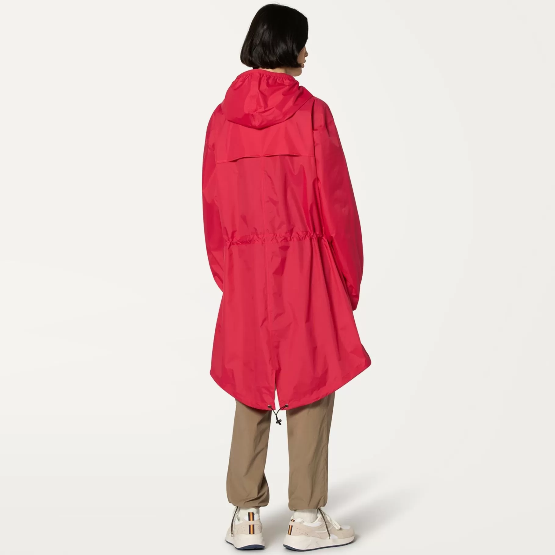 Le Vrai Classic*K-WAY Le Vrai 3.0 Elysees - Jackets - 3/4 Length - Unisex - Red Berry