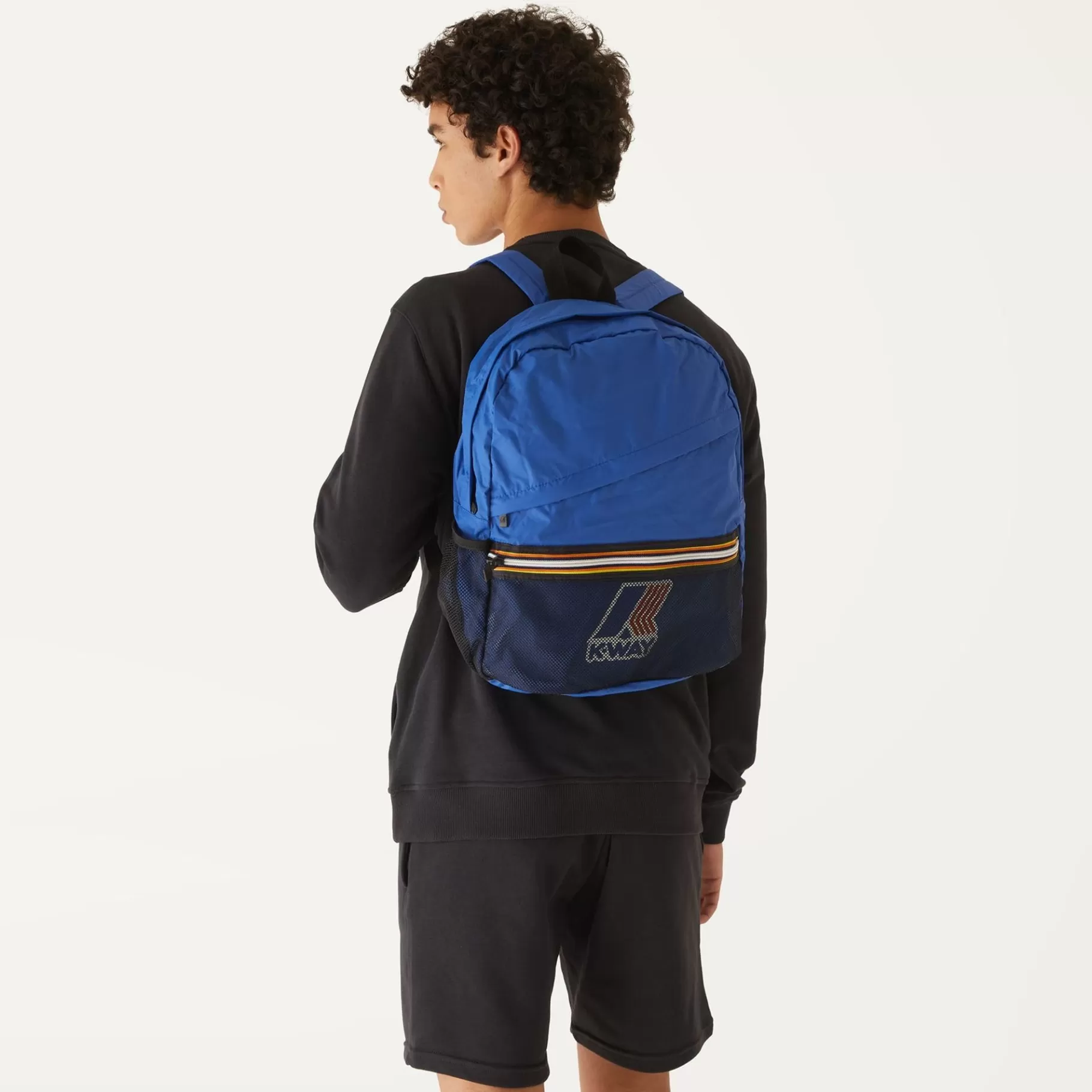 Le Vrai Accessories*K-WAY Le Vrai 3.0 Francois - Bags - Backpack - Unisex - Blue Royal Marine
