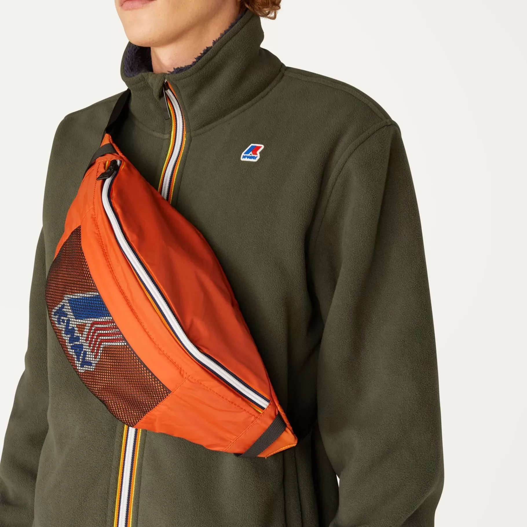 Le Vrai Accessories*K-WAY Le Vrai 3.0 Kilian - Small Accessories - Waistbag - Unisex - Orange Rust