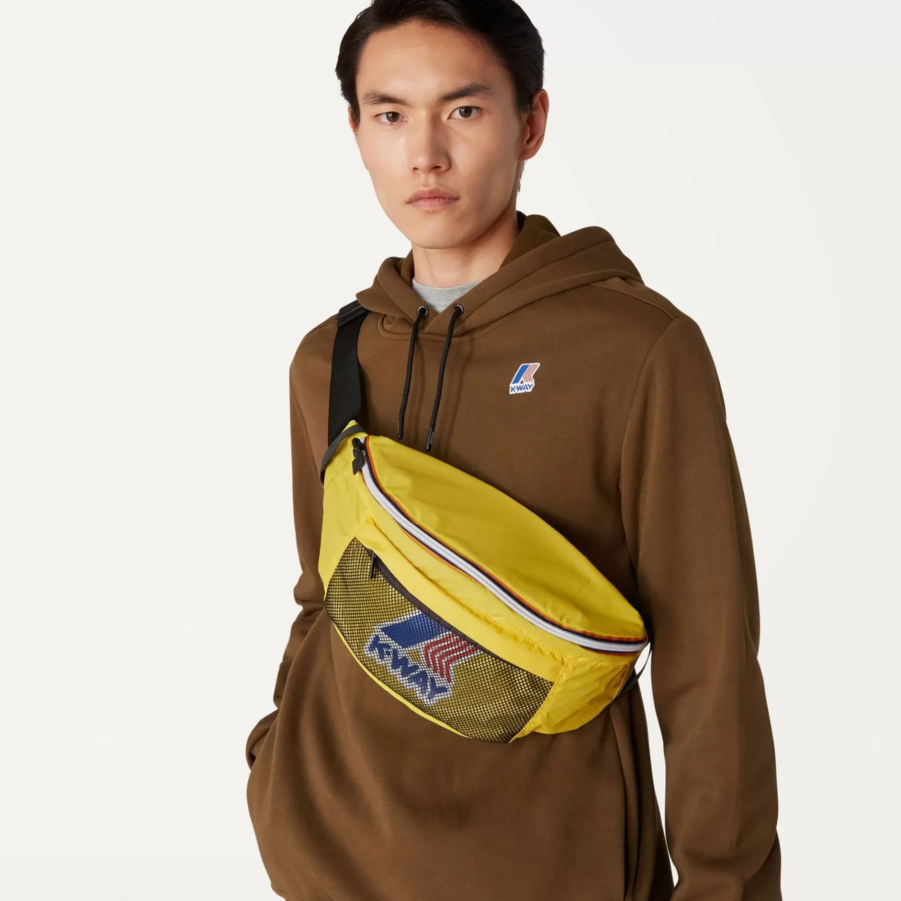 Le Vrai Accessories*K-WAY Le Vrai 3.0 Kilian - Small Accessories - Waistbag - Unisex - Yellow Dk