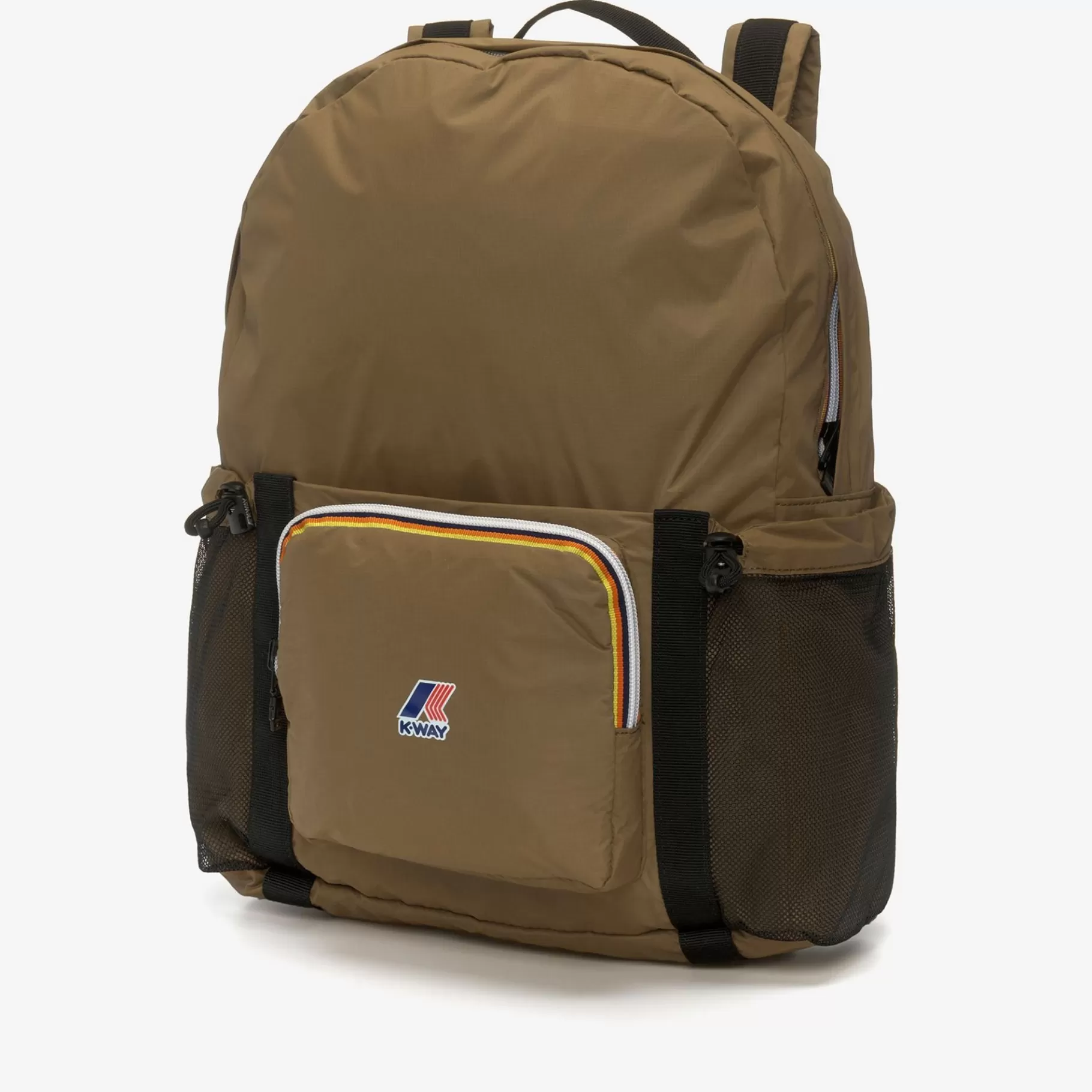 Backpacks*K-WAY Le Vrai 3.0 Michel - Bags - Backpack - Unisex - Brown Corda