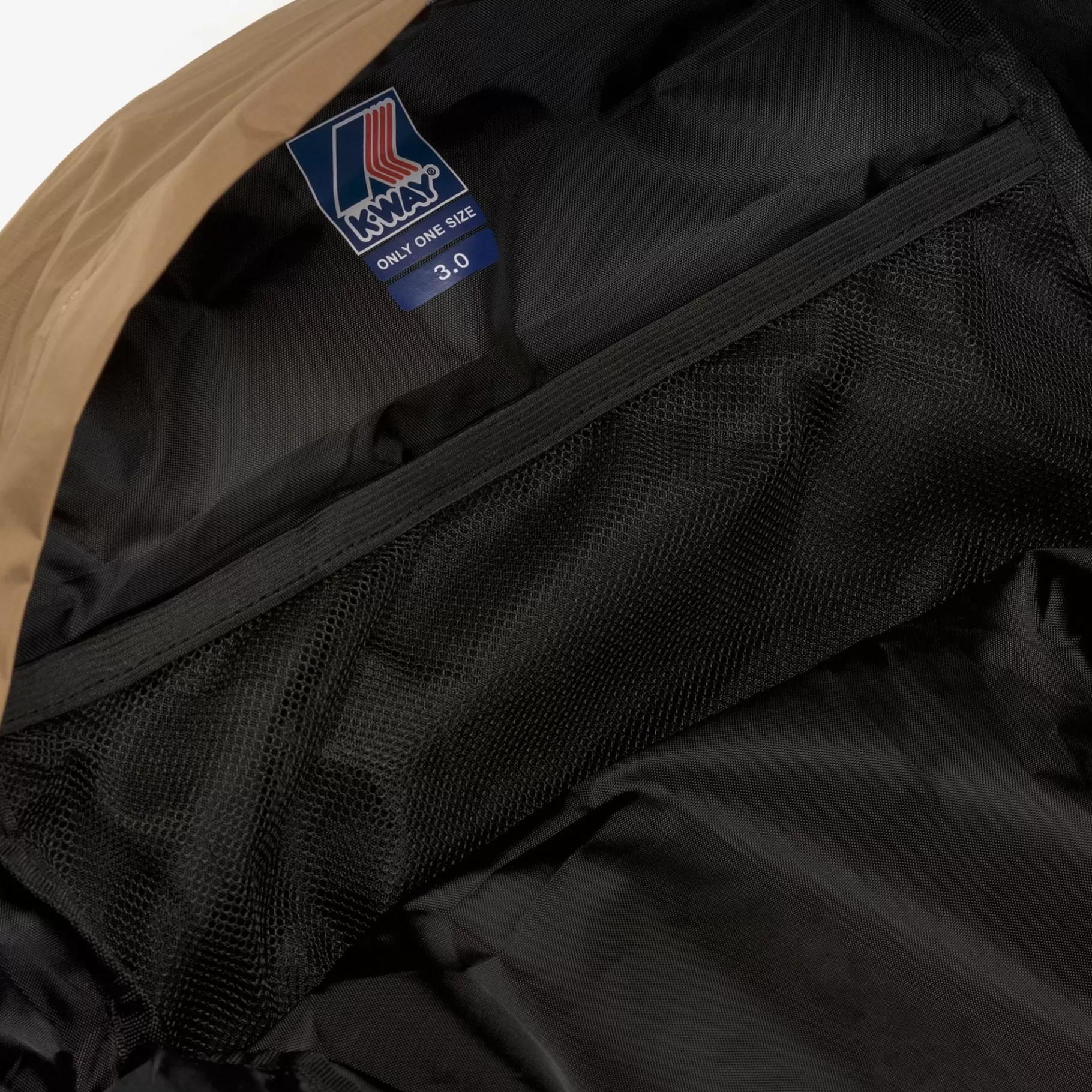 Backpacks*K-WAY Le Vrai 3.0 Michel - Bags - Backpack - Unisex - Brown Corda