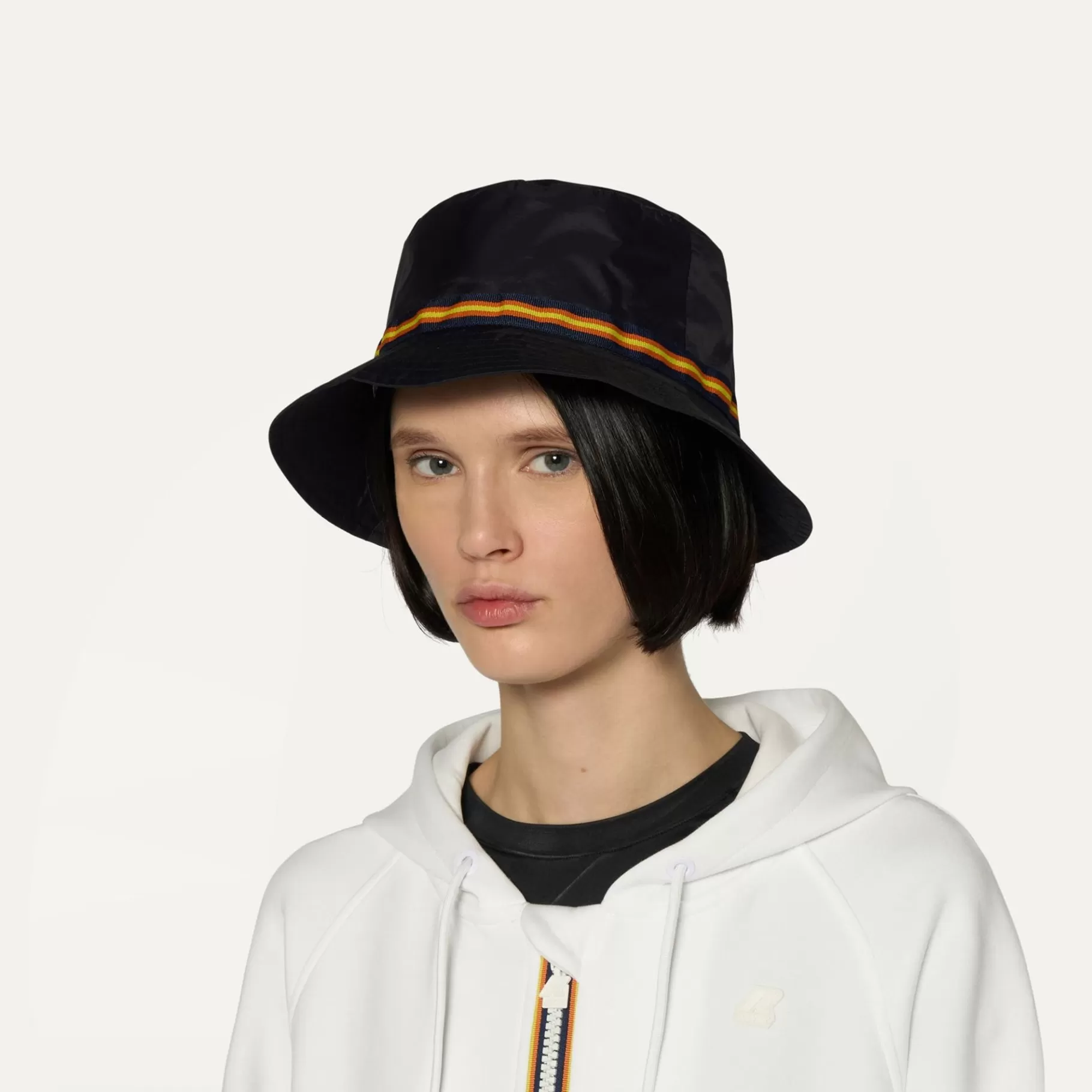 Le Vrai Accessories*K-WAY Le Vrai 3.0 Pascal Tape - Headwear - Hat - Unisex - Black Pure