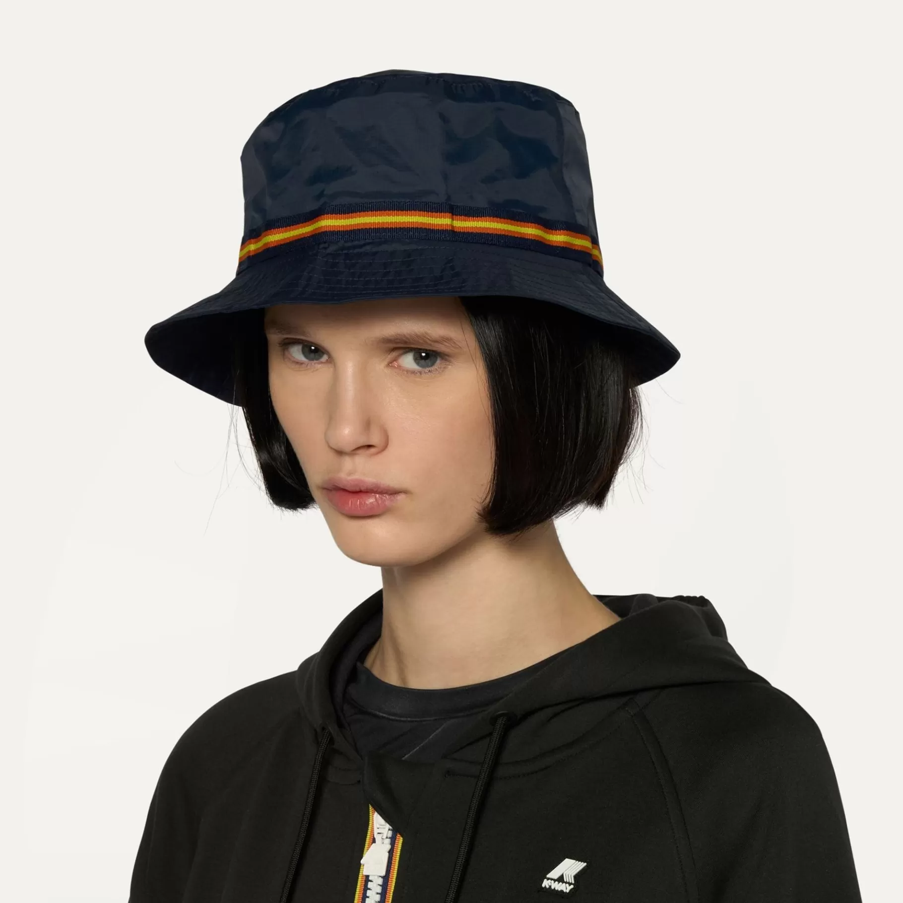 Beanies And Hats*K-WAY Le Vrai 3.0 Pascal Tape - Headwear - Hat - Unisex - Blue Depth