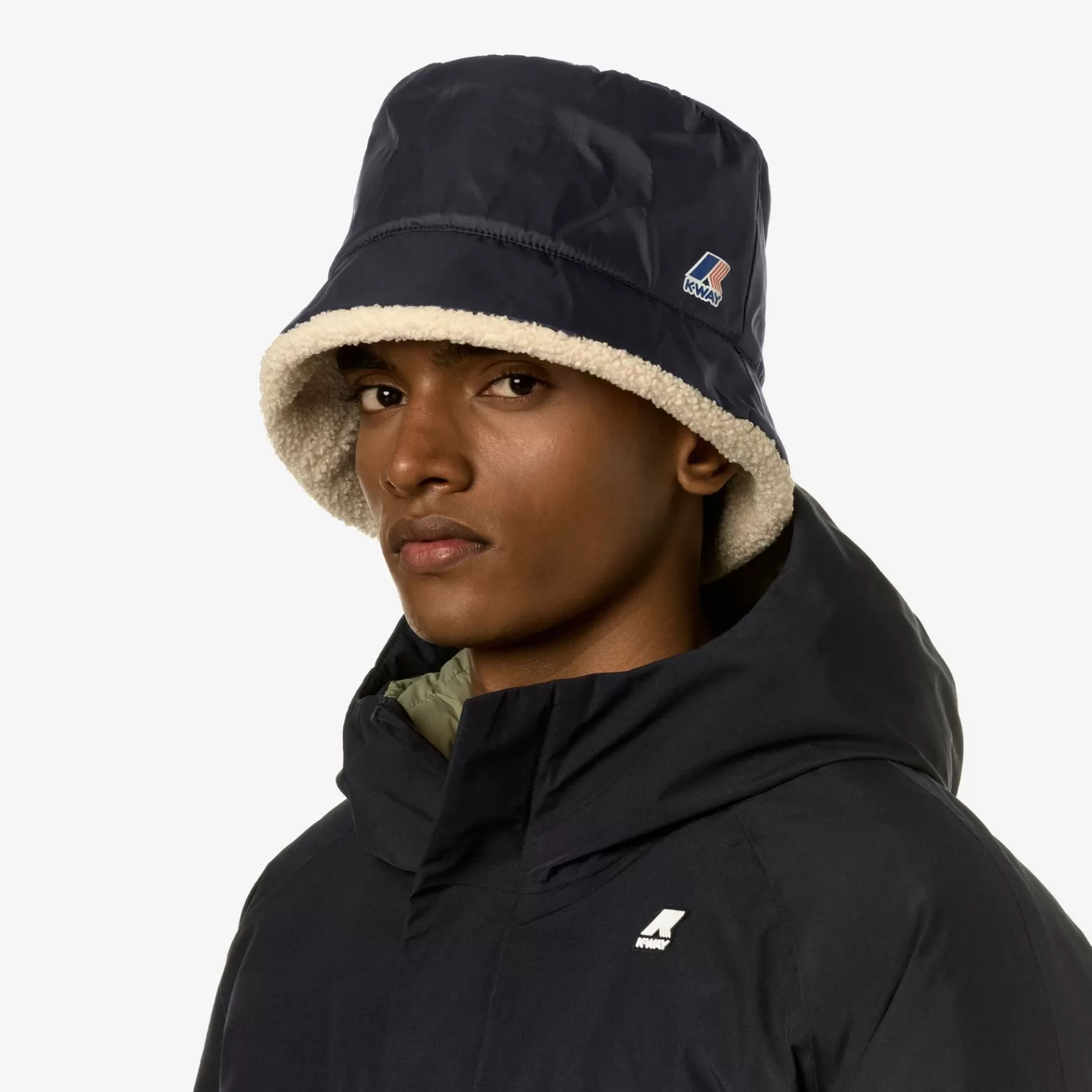 Beanies And Hats*K-WAY Le Vrai 3.0 Pascalle Orsetto - Headwear - Hat - Unisex - Blue Depth