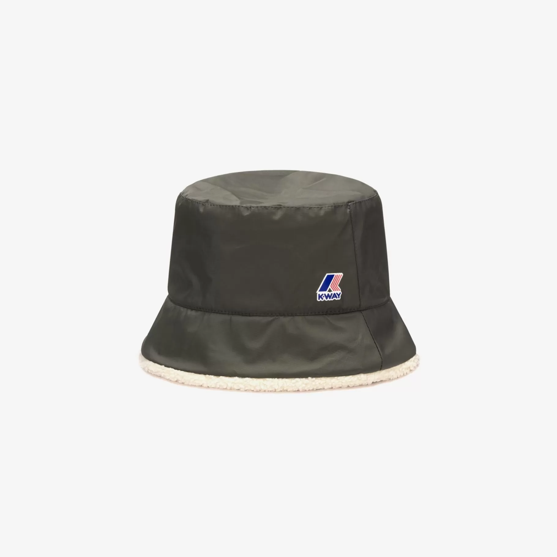 Beanies And Hats*K-WAY Le Vrai 3.0 Pascalle Orsetto - Headwear - Hat - Unisex - Green Blackish