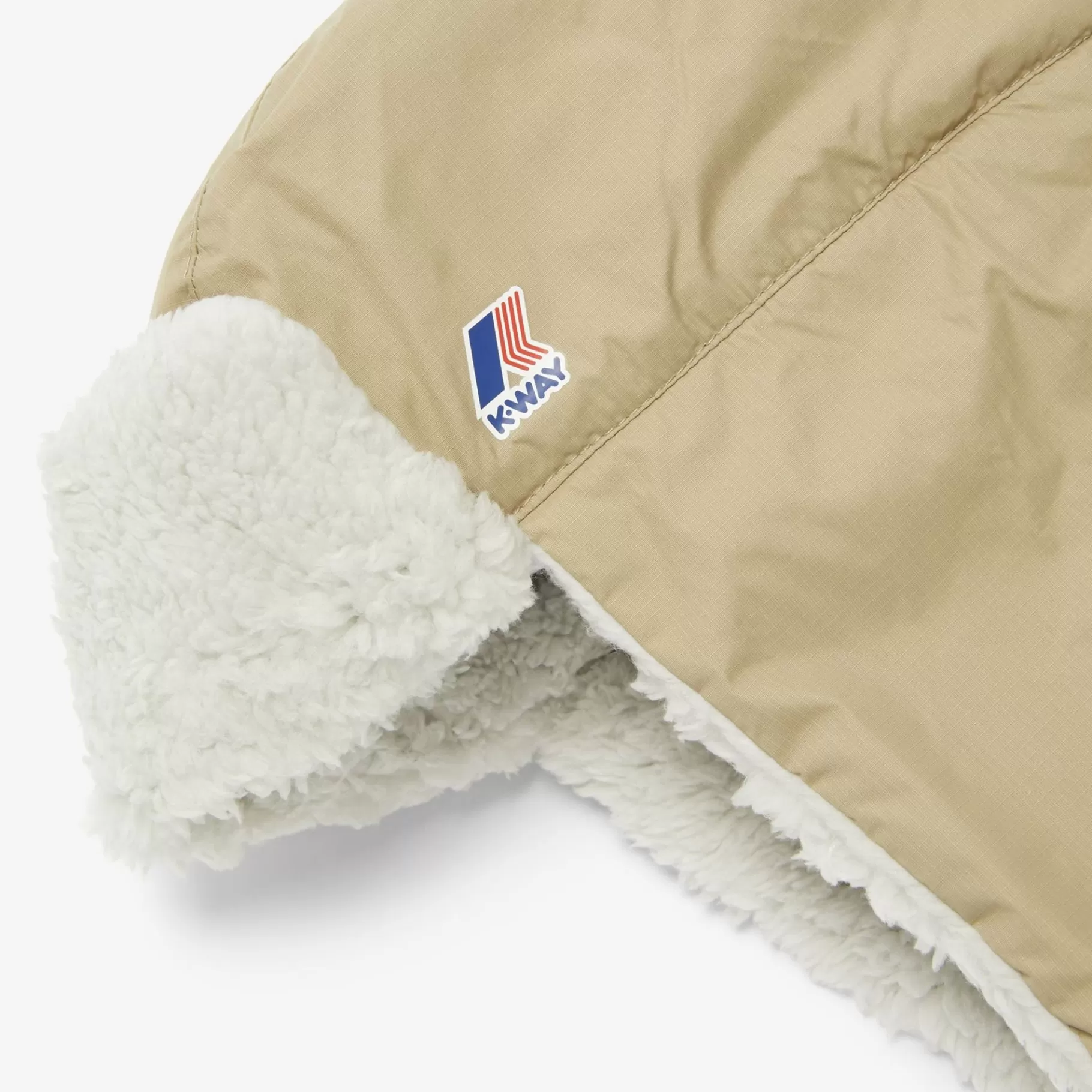Le Vrai Accessories*K-WAY Le Vrai 3.0 Ulysse Orsetto - Headwear - Hat - Unisex - Beige Sabbia