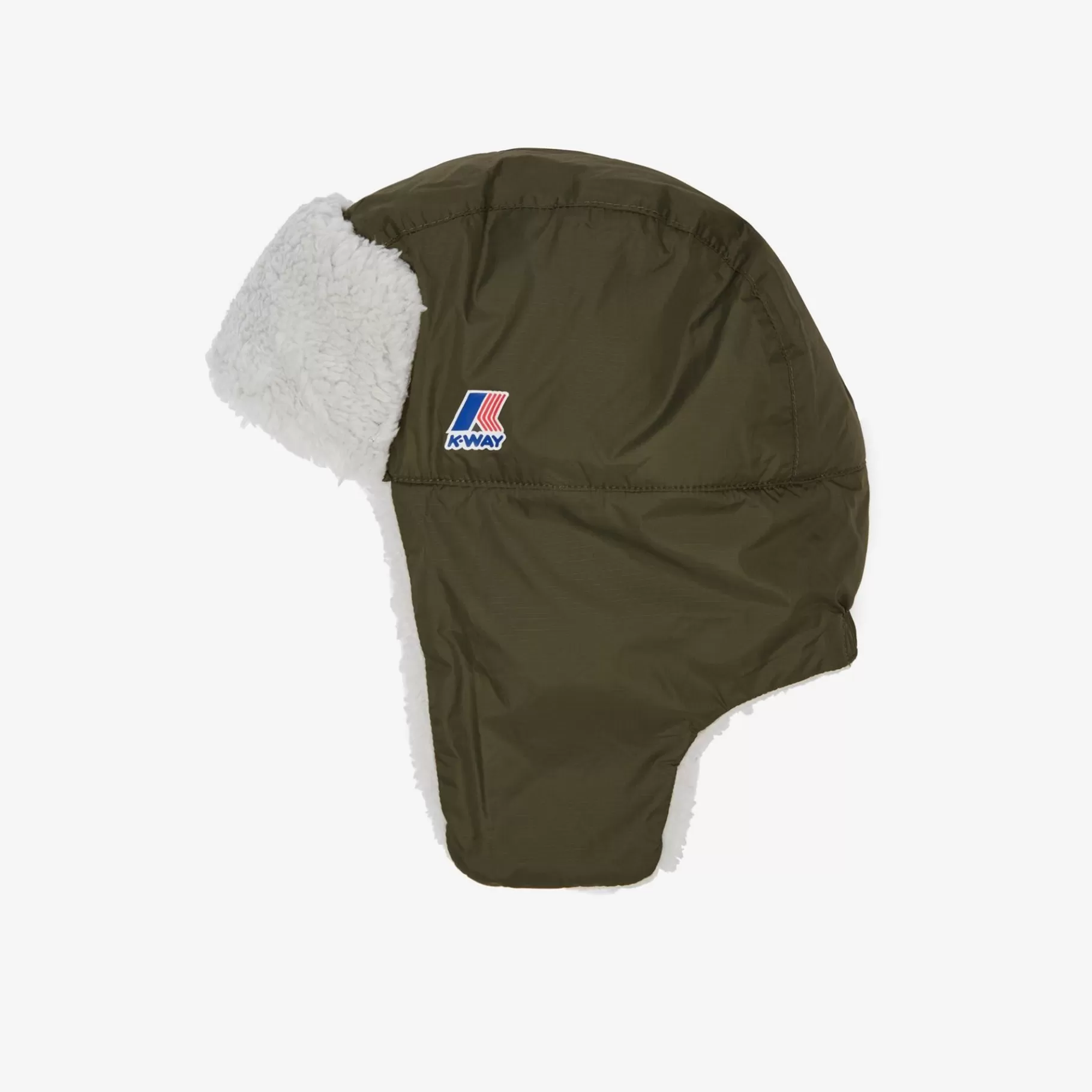 Le Vrai Accessories*K-WAY Le Vrai 3.0 Ulysse Orsetto - Headwear - Hat - Unisex - Green Blackish