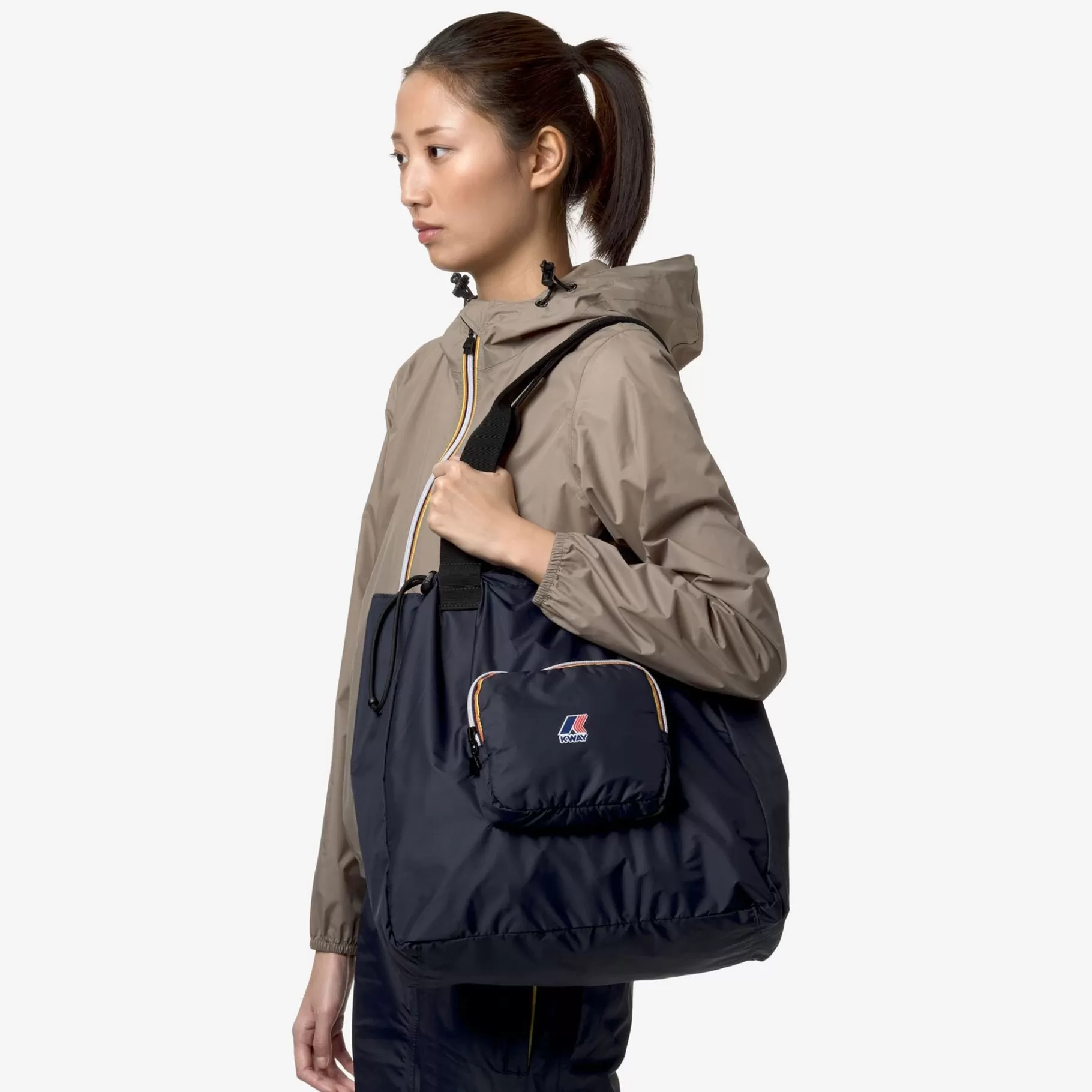 Bags And Duffle Bags*K-WAY Le Vrai 3.0 Victorine - Bags - Shopping Bag - Unisex - Blue Depth