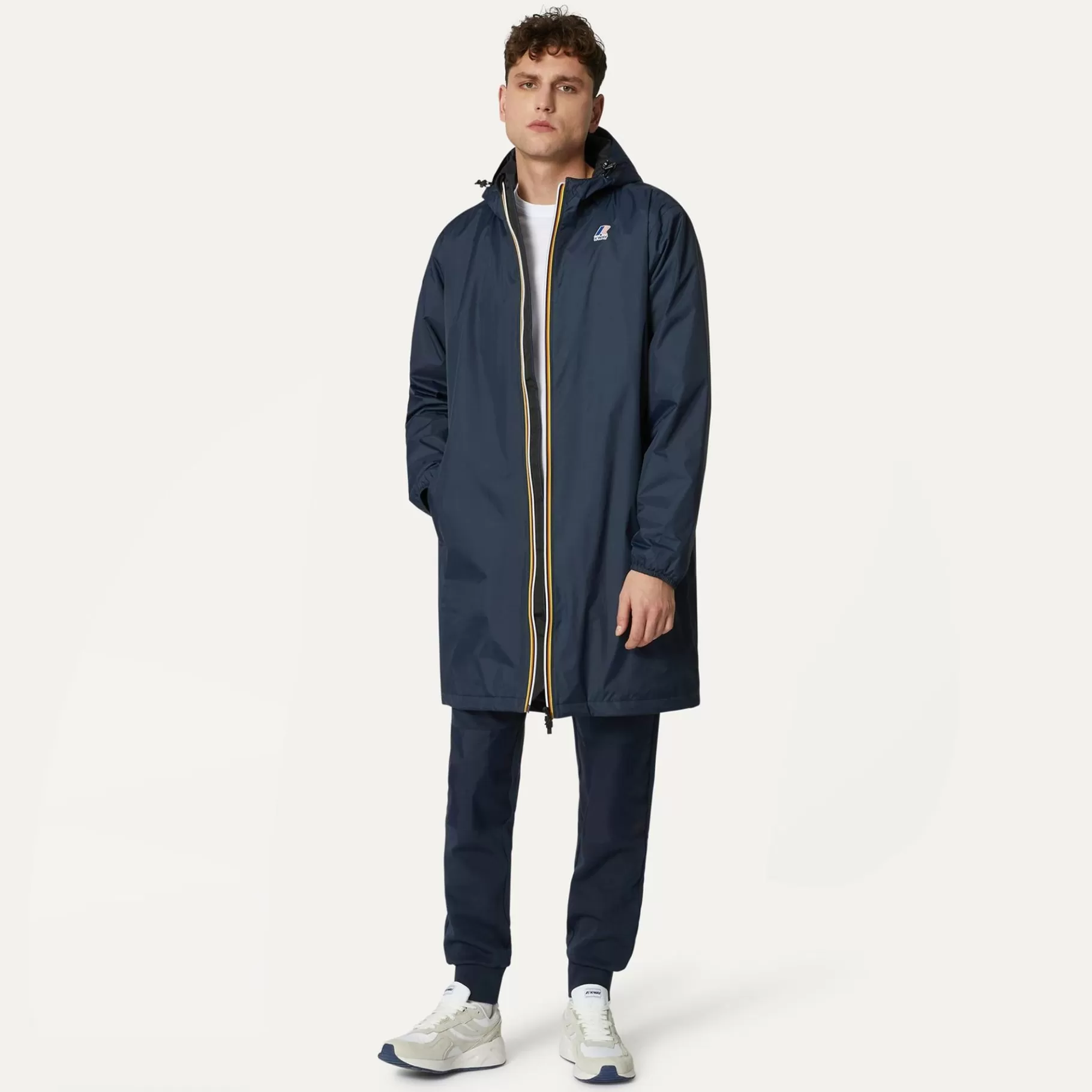 Le Vrai Classic*K-WAY Le Vrai 3.0Eiffel Warm - Jackets - 3/4 Length - Unisex - Blue Depth