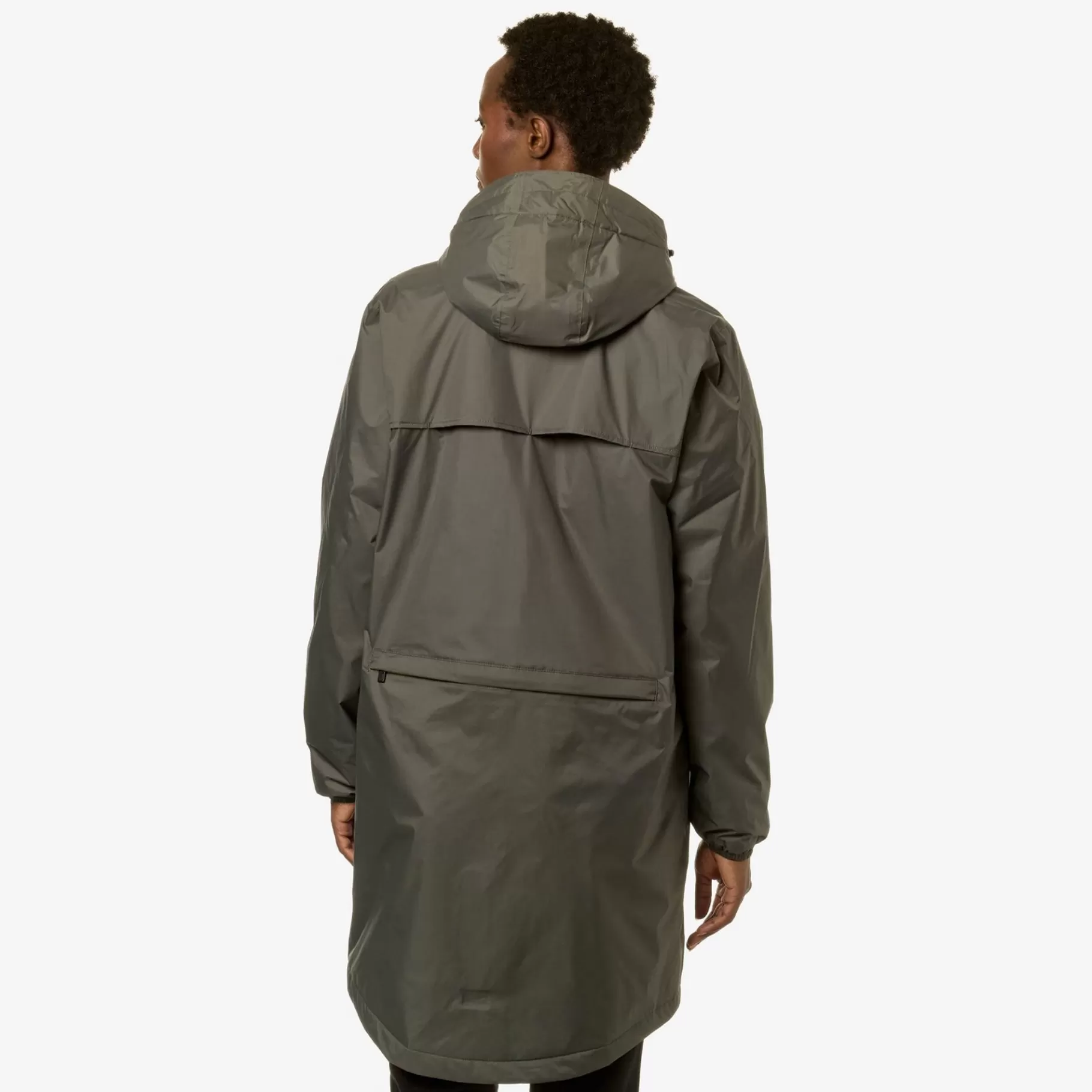 Le Vrai Classic*K-WAY Le Vrai 3.0Eiffel Warm - Jackets - 3/4 Length - Unisex - Green Blackish