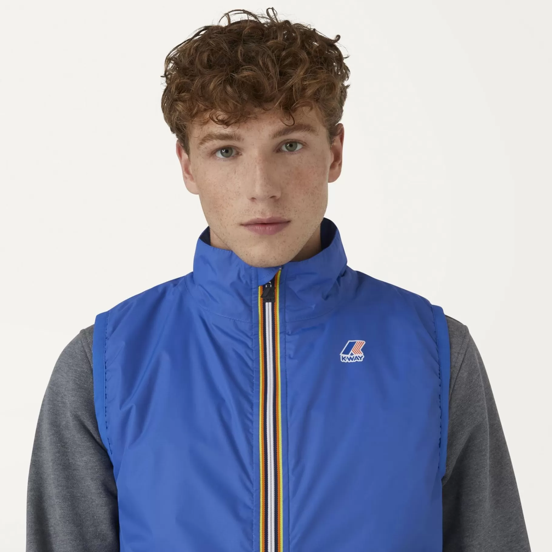 Vests*K-WAY Le Vrai 3.0Rouland Warm - Jackets - Vest - Unisex - Blue Royal Marine