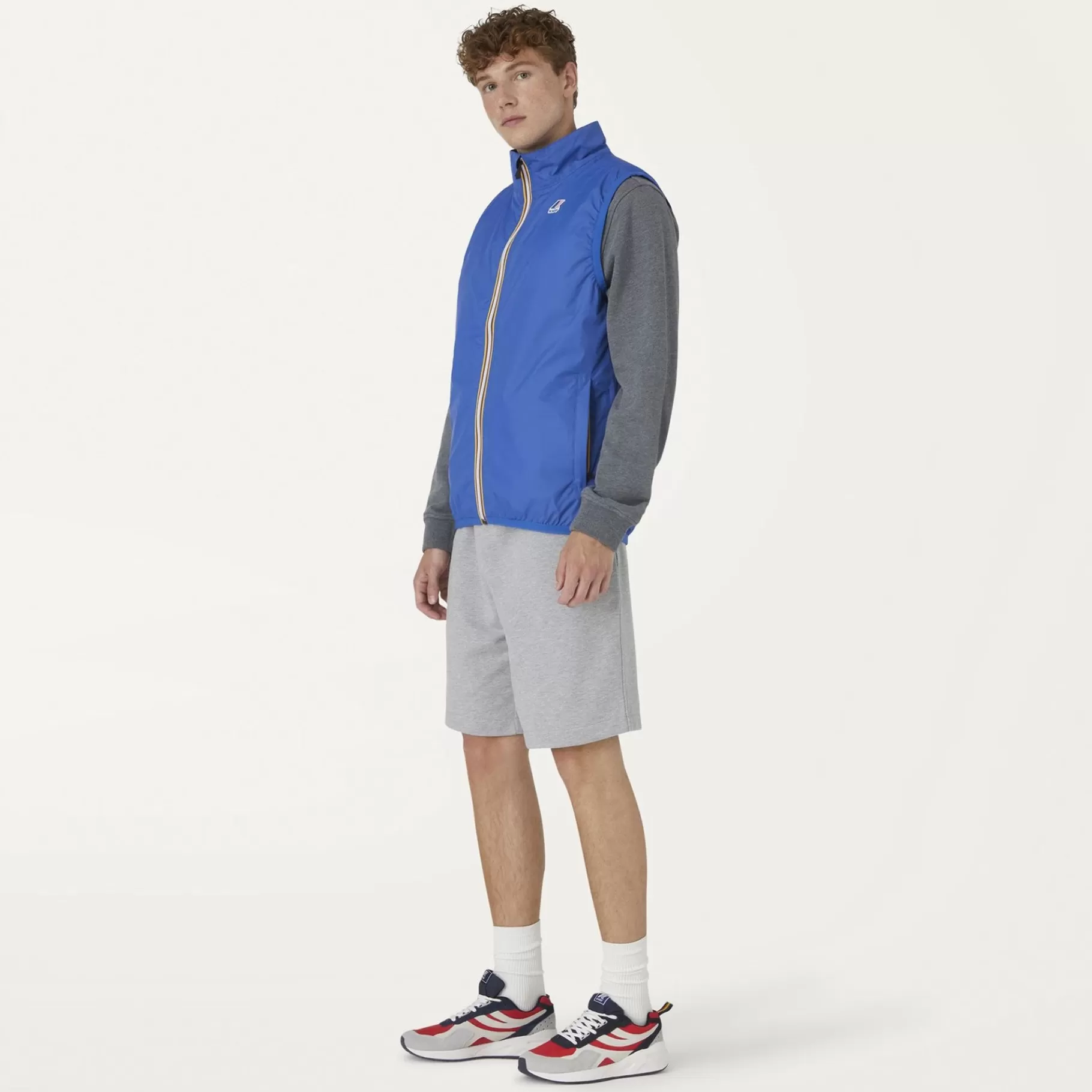 Vests*K-WAY Le Vrai 3.0Rouland Warm - Jackets - Vest - Unisex - Blue Royal Marine