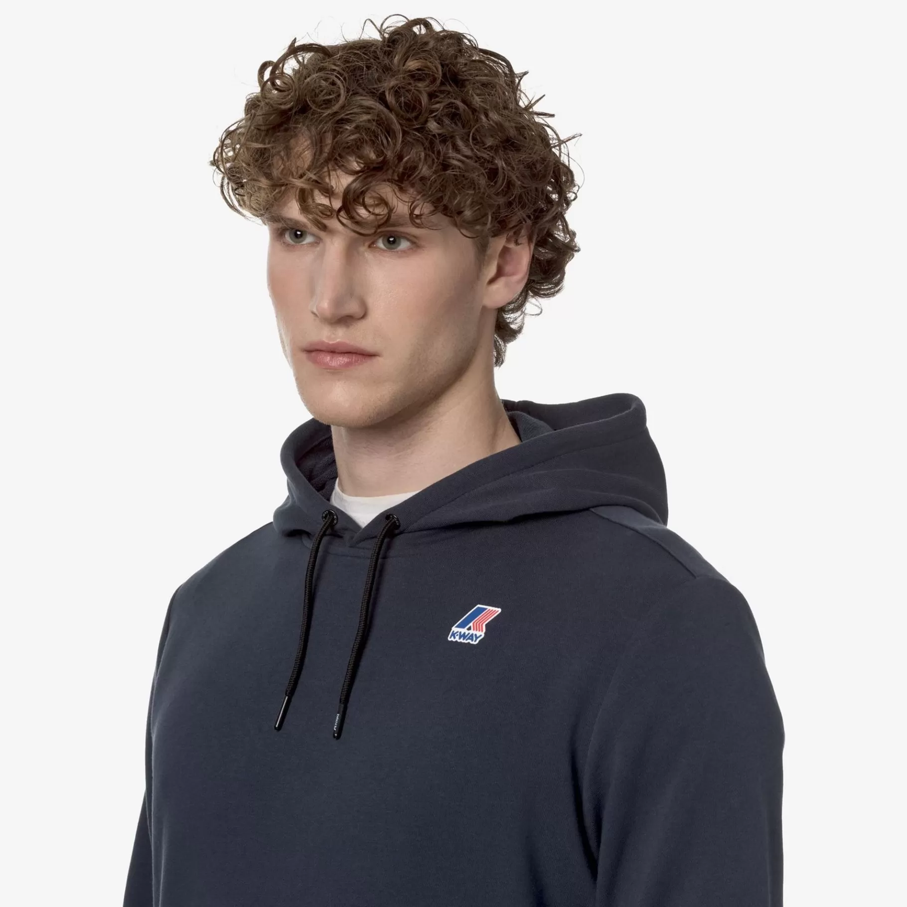 Hoodies And Sweaters*K-WAY Le Vrai Arnette Poly Cotton - Fleece - Jumper - Unisex - Blue Depth