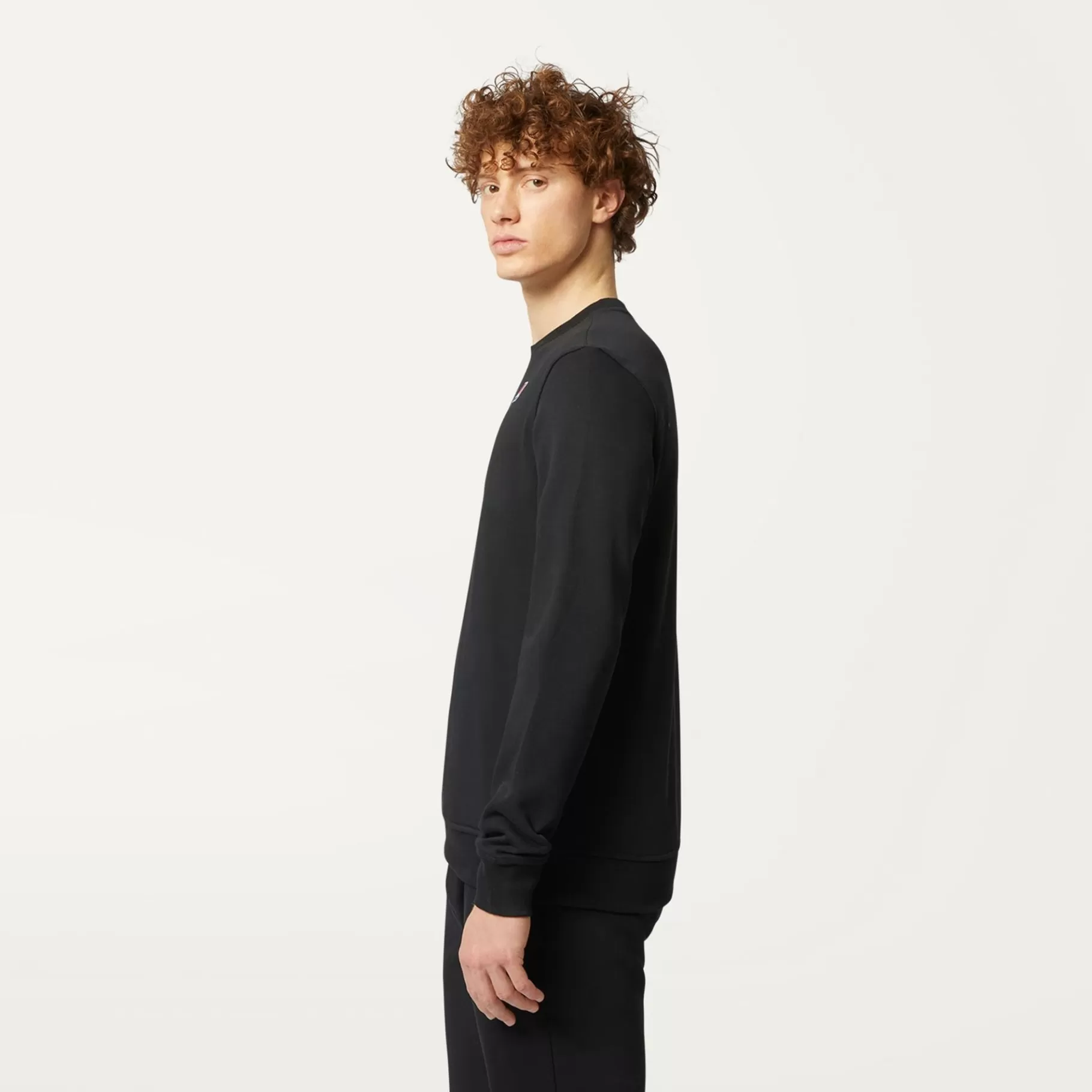 Hoodies And Sweaters*K-WAY Le Vrai Auguste Poly Cotton - Fleece - Jumper - Unisex - Black Pure