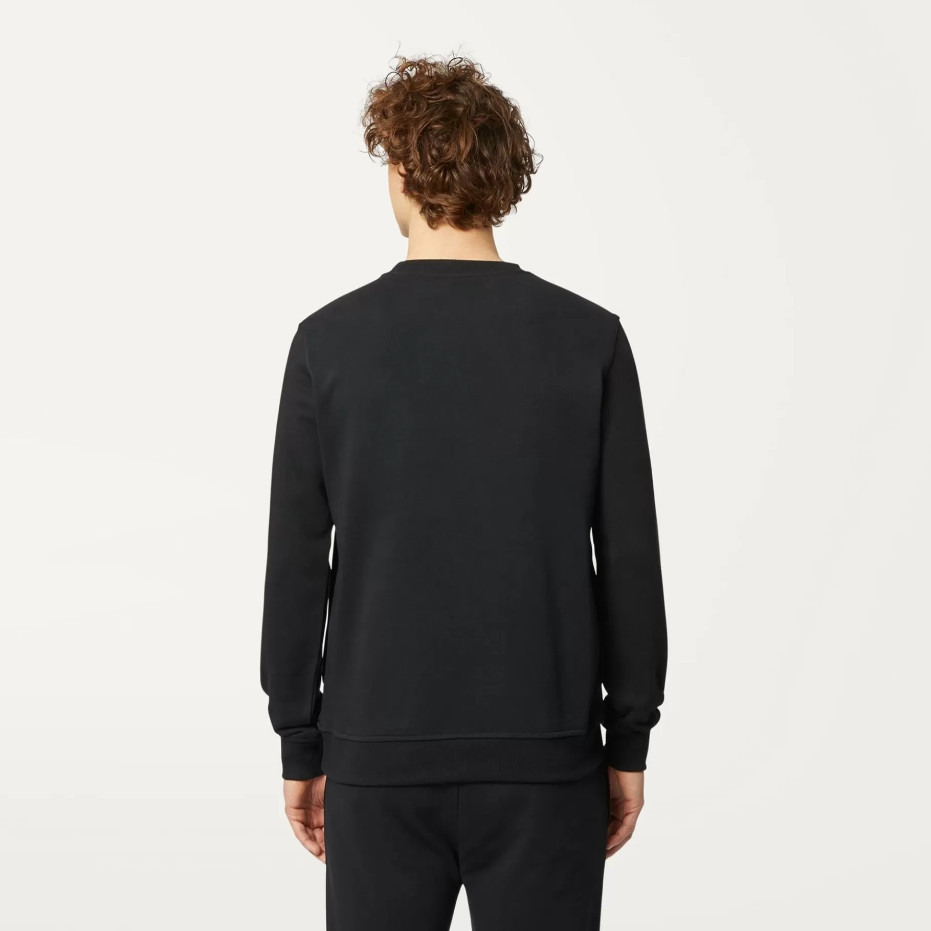 Hoodies And Sweaters*K-WAY Le Vrai Auguste Poly Cotton - Fleece - Jumper - Unisex - Black Pure