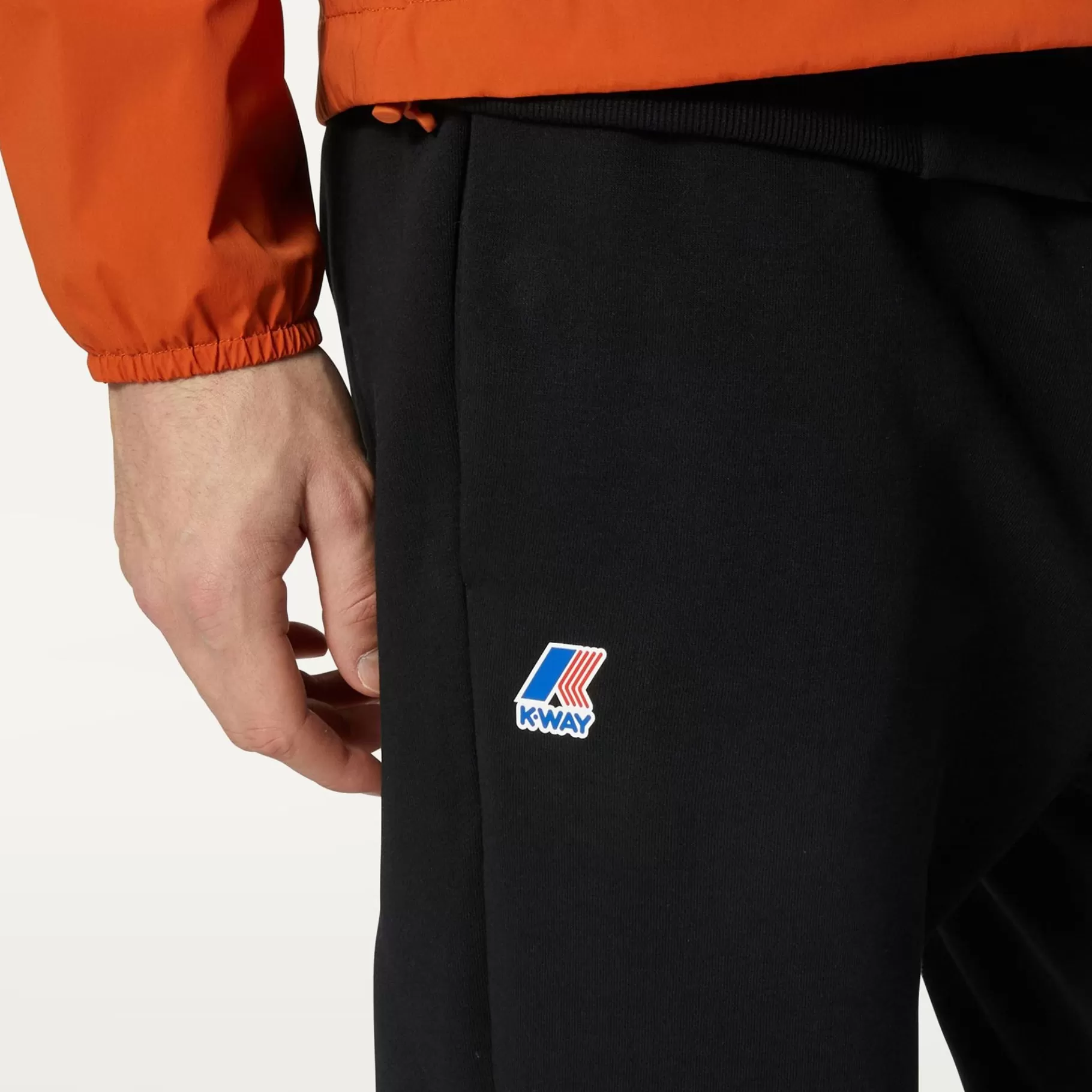 Trousers*K-WAY Le Vrai Bishop Poly Cotton - Pants - Sport Trousers - Unisex - Black Pure