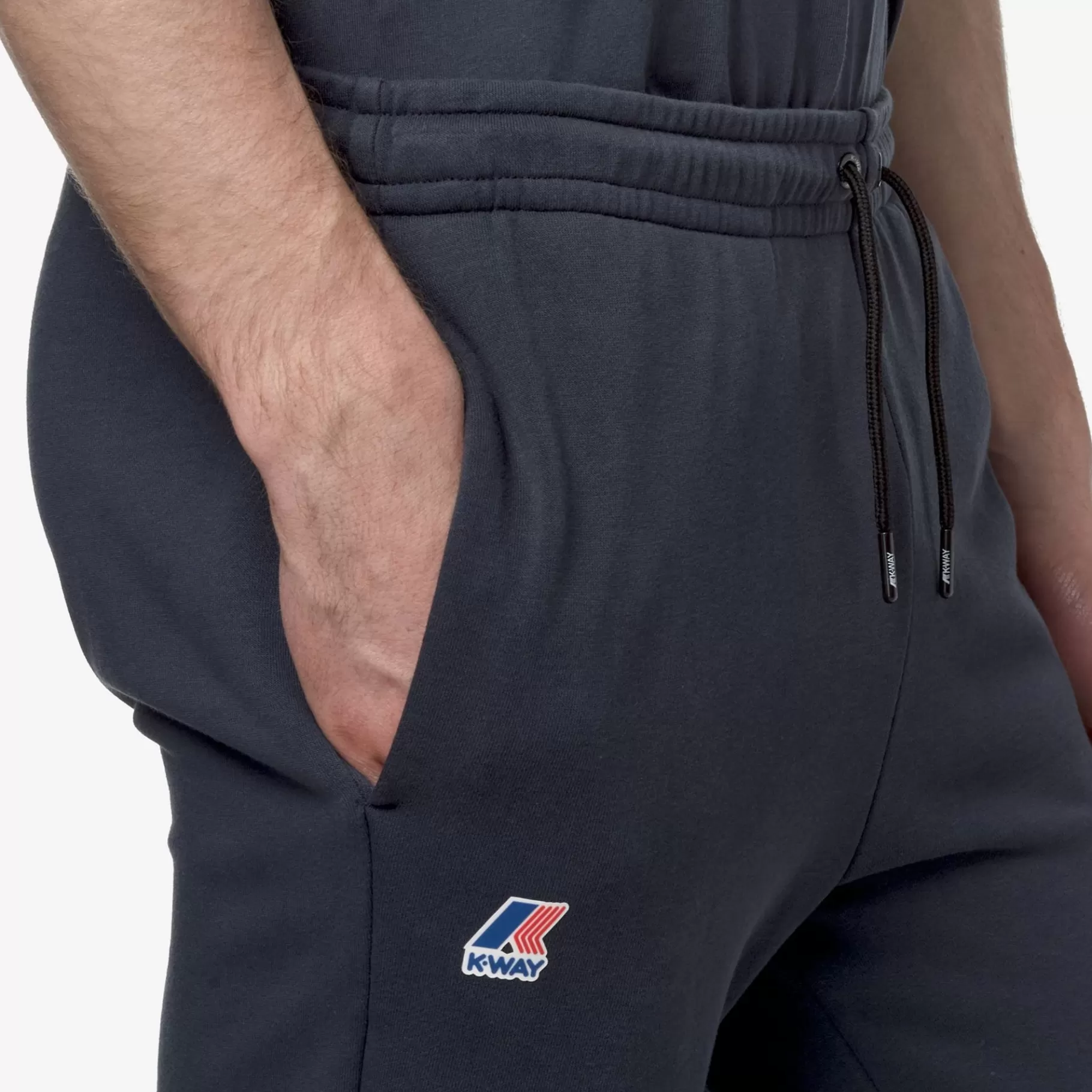 Trousers*K-WAY Le Vrai Bishop Poly Cotton - Pants - Sport Trousers - Unisex - Blue Depth