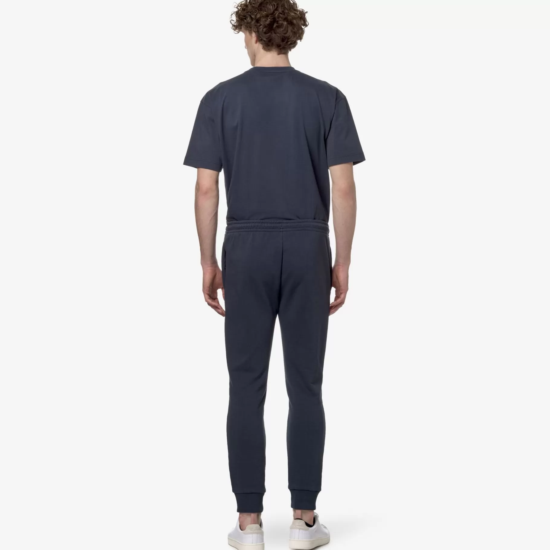 Trousers*K-WAY Le Vrai Bishop Poly Cotton - Pants - Sport Trousers - Unisex - Blue Depth