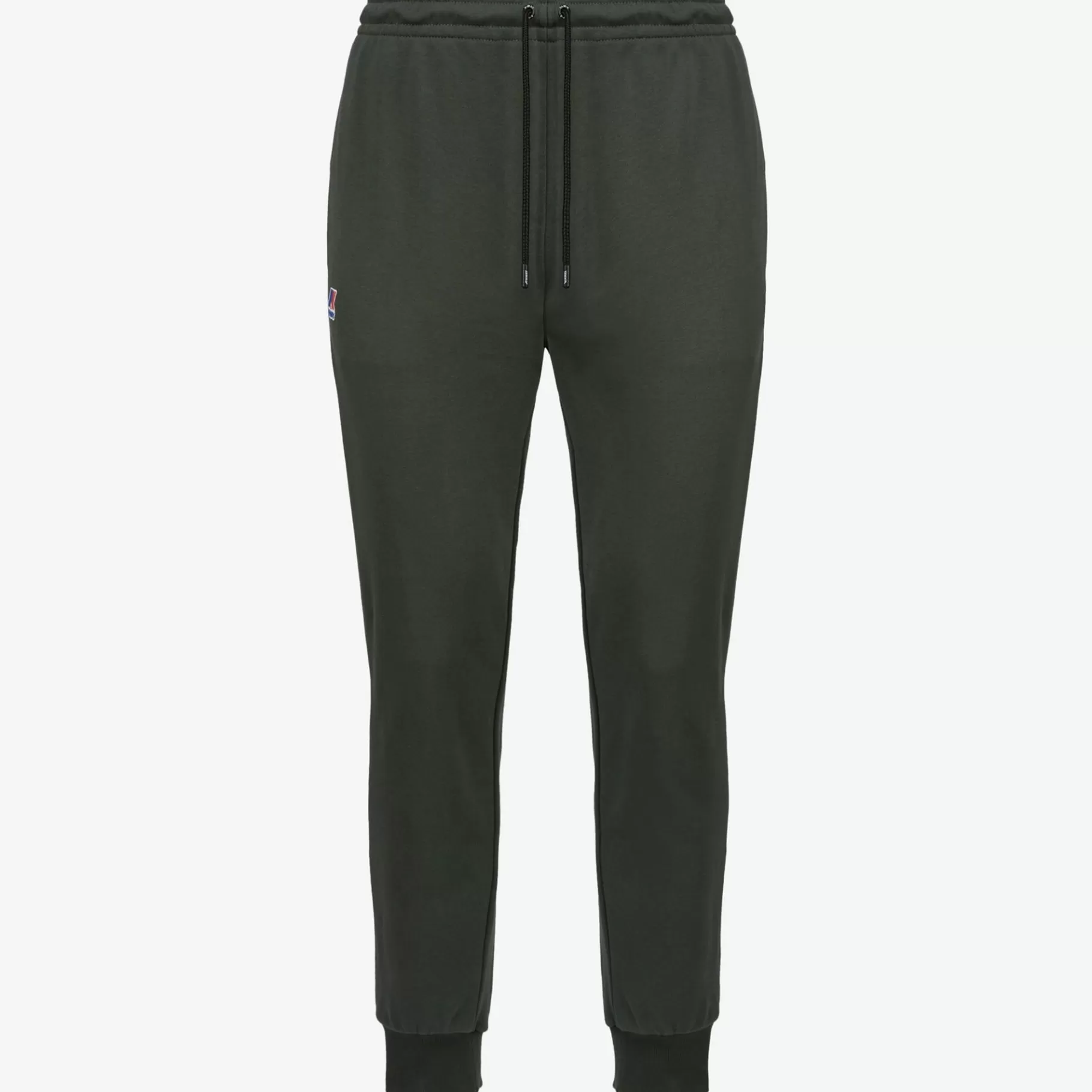 Trousers*K-WAY Le Vrai Bishop Poly Cotton - Pants - Sport Trousers - Unisex - Green Blackish