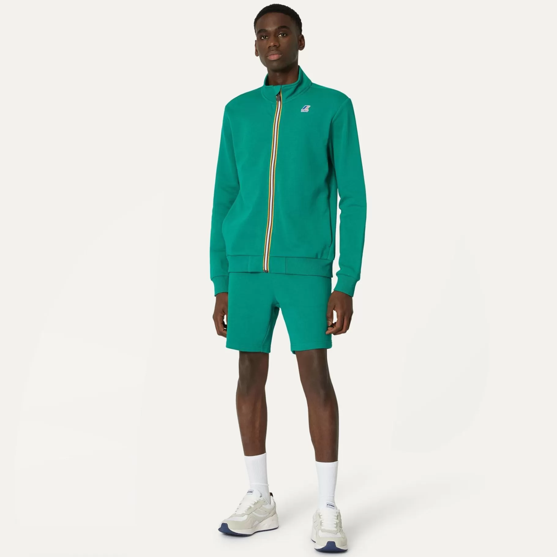 Shorts*K-WAY Le Vrai Dorian Poly Cotton - Shorts - Sportshorts - Unisex - Green