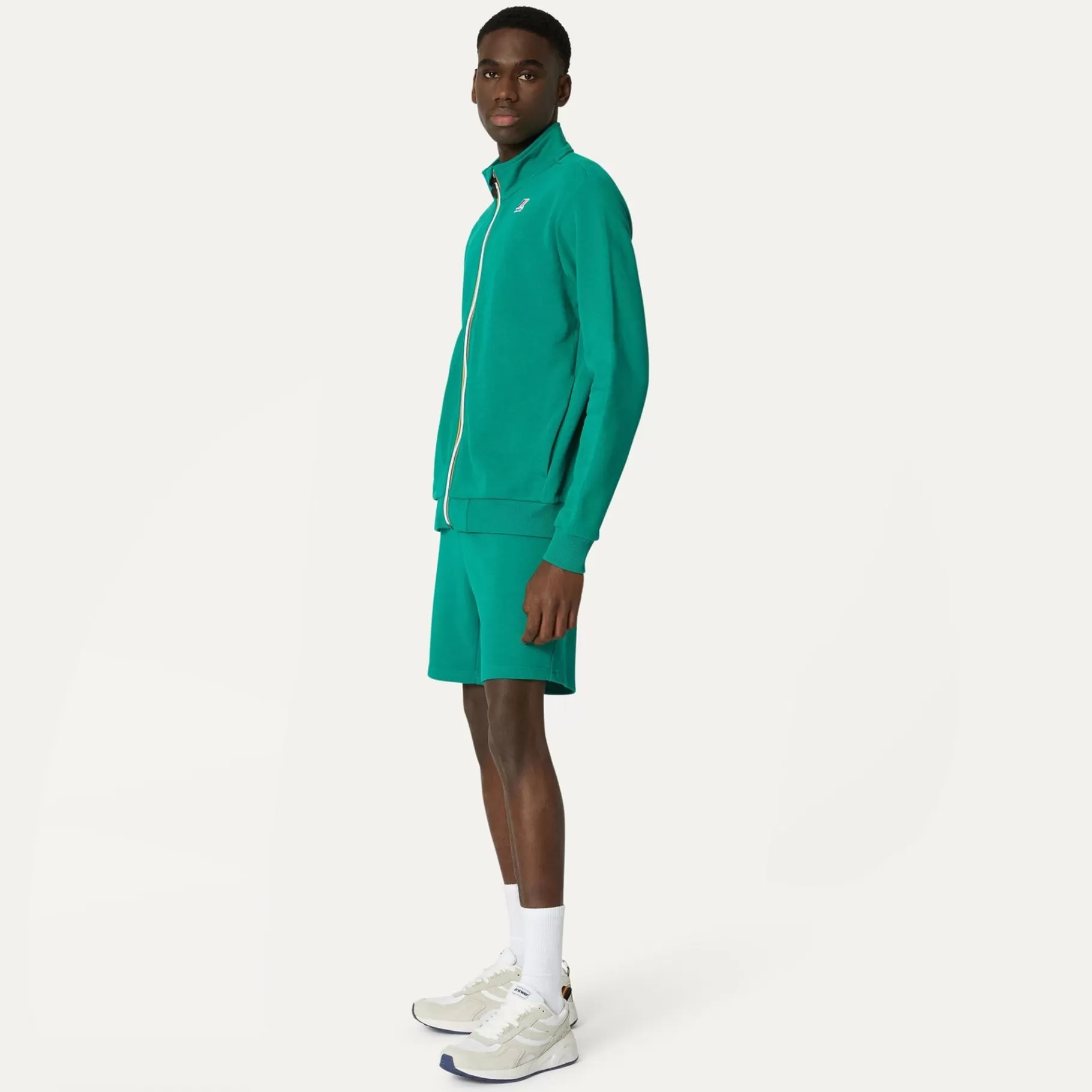 Shorts*K-WAY Le Vrai Dorian Poly Cotton - Shorts - Sportshorts - Unisex - Green
