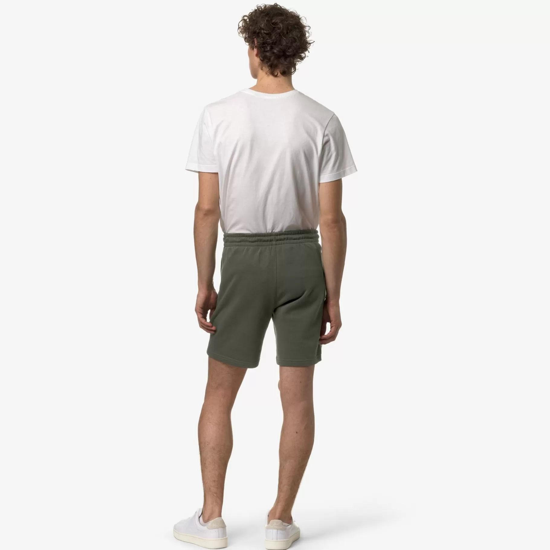 Shorts*K-WAY Le Vrai Dorian Poly Cotton - Shorts - Sportshorts - Unisex - Green Blackish