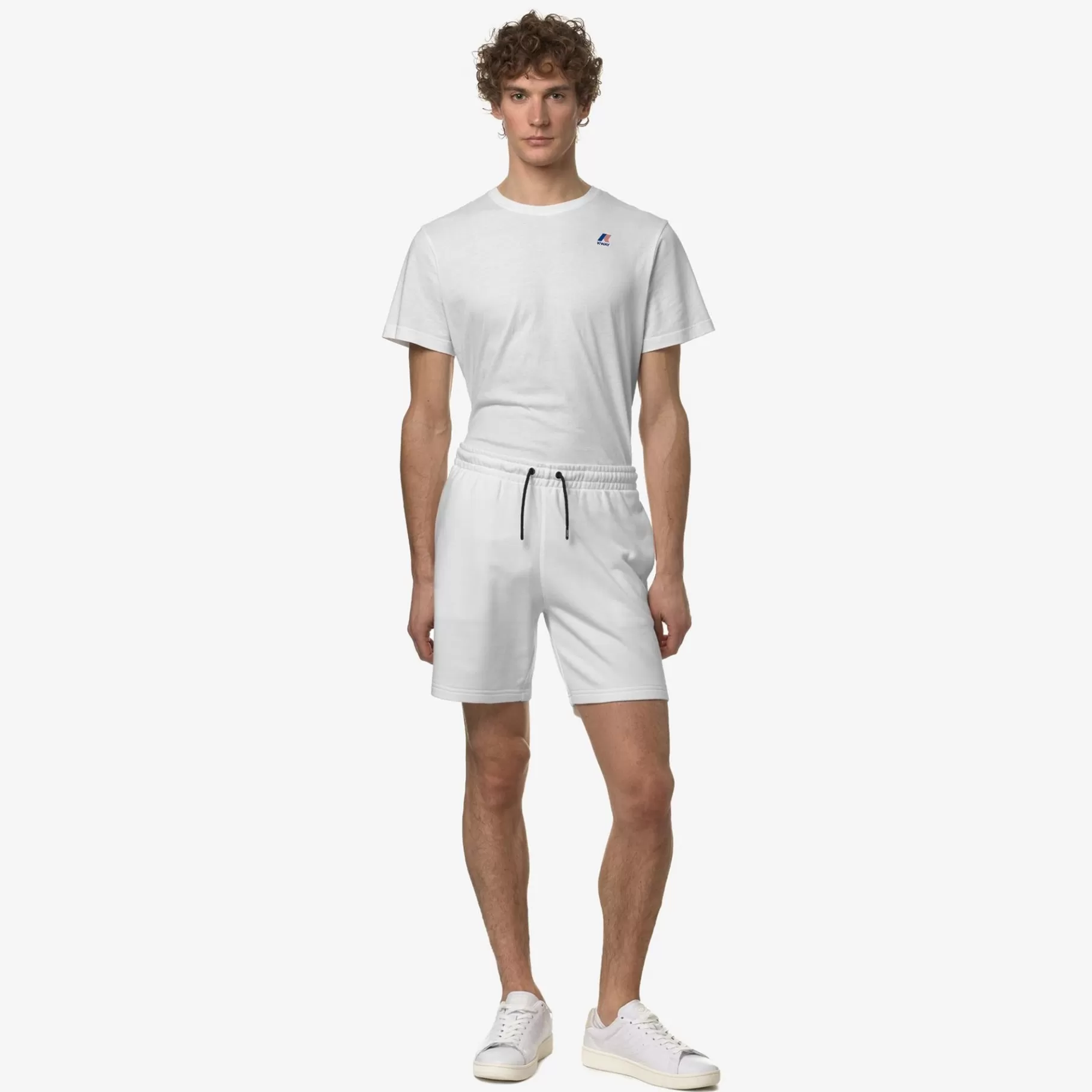 Shorts*K-WAY Le Vrai Dorian Poly Cotton - Shorts - Sportshorts - Unisex - White