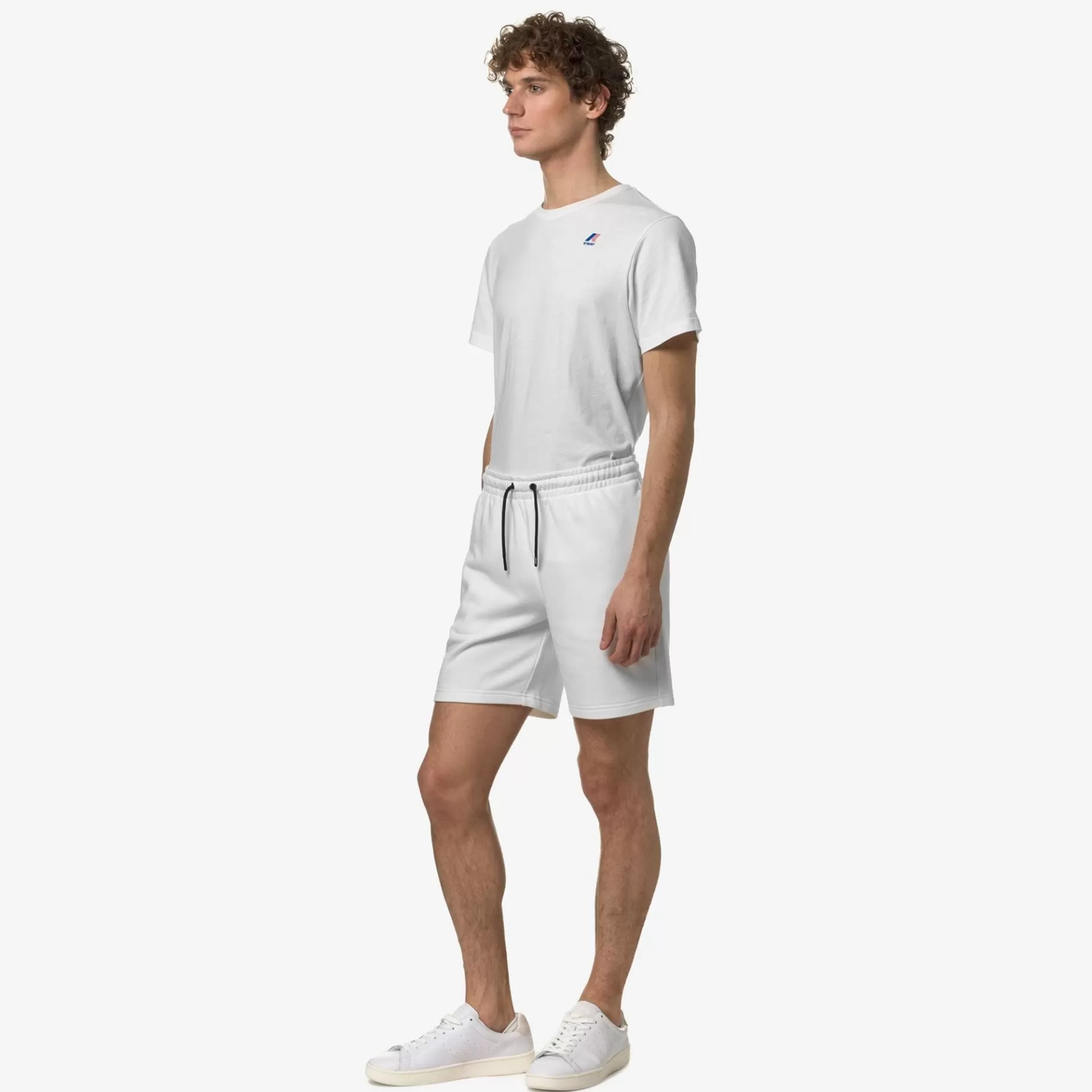 Shorts*K-WAY Le Vrai Dorian Poly Cotton - Shorts - Sportshorts - Unisex - White