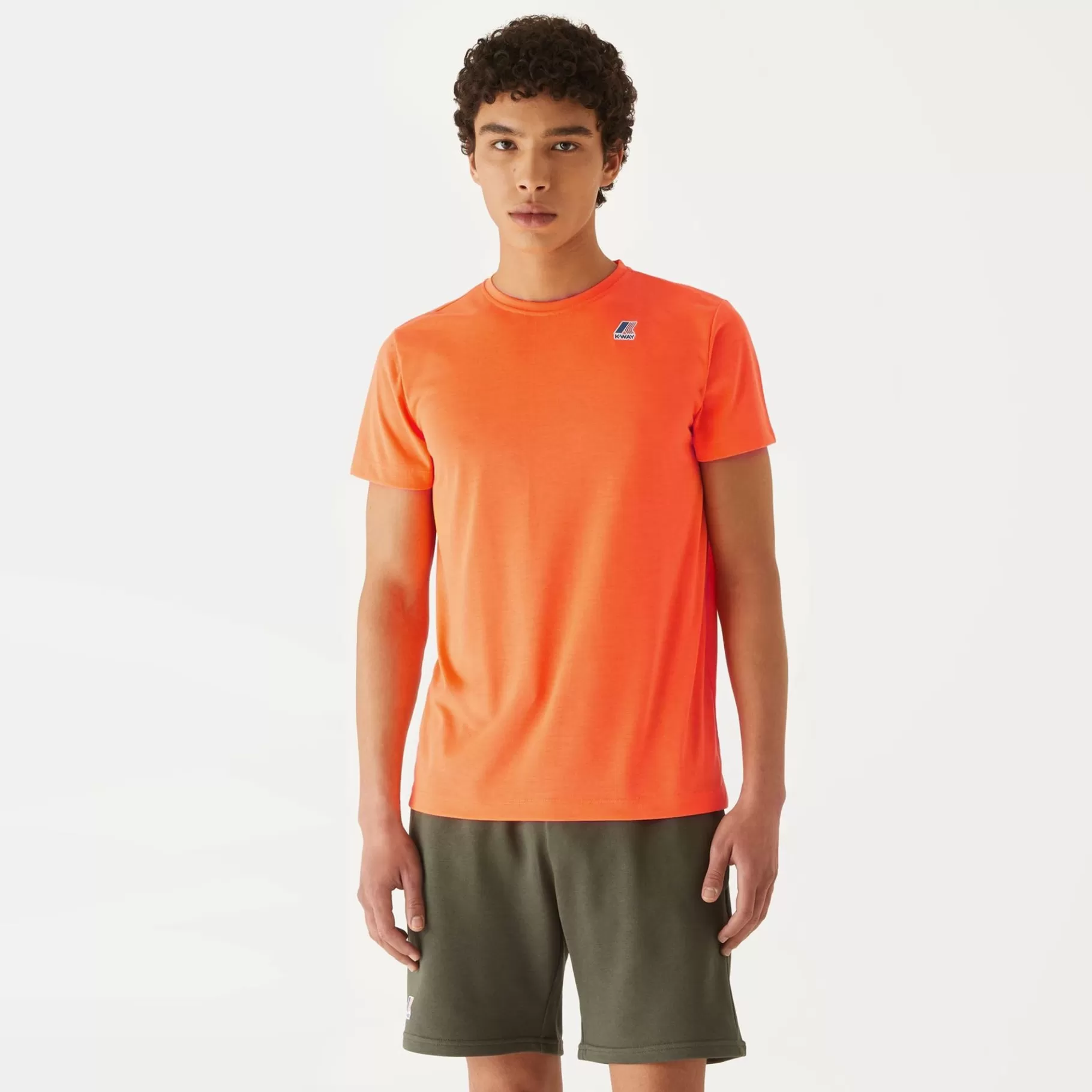 T-Shirt*K-WAY Le Vrai Edouard Fluo - T-Shirtstop - T-Shirt - Unisex - Orange Lt