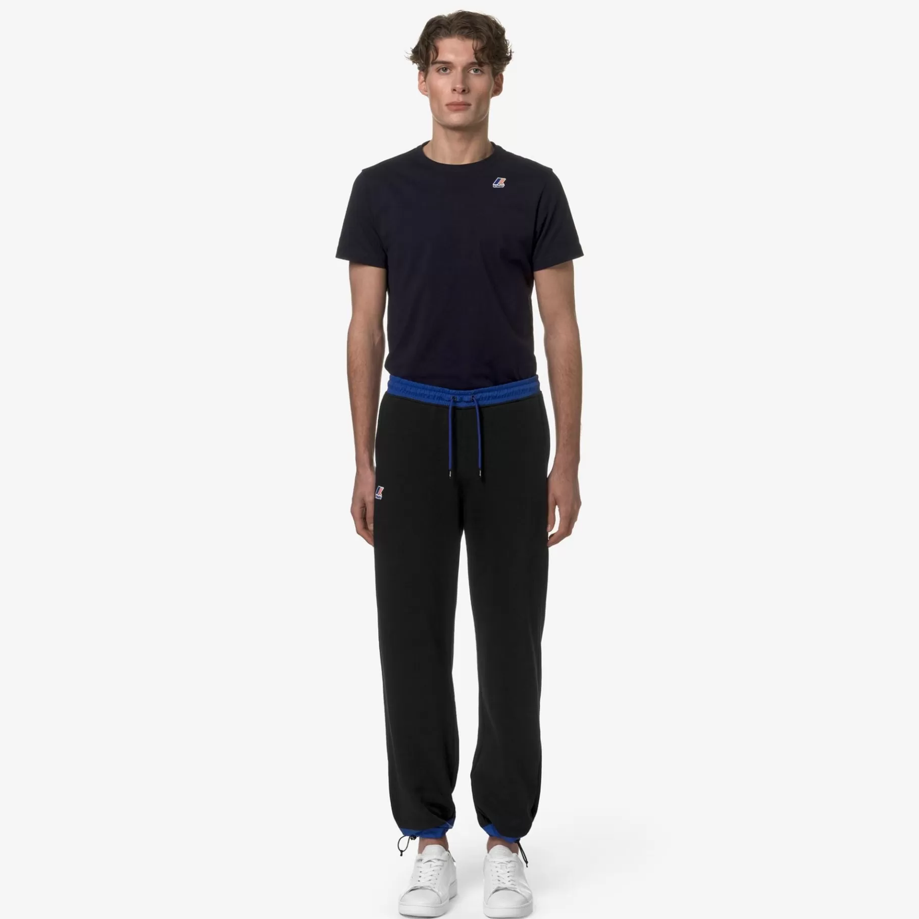 Trousers*K-WAY Le Vrai Medard Nylon Pc - Pants - Sport Trousers - Unisex - Black Pure-Blue Royal Marine