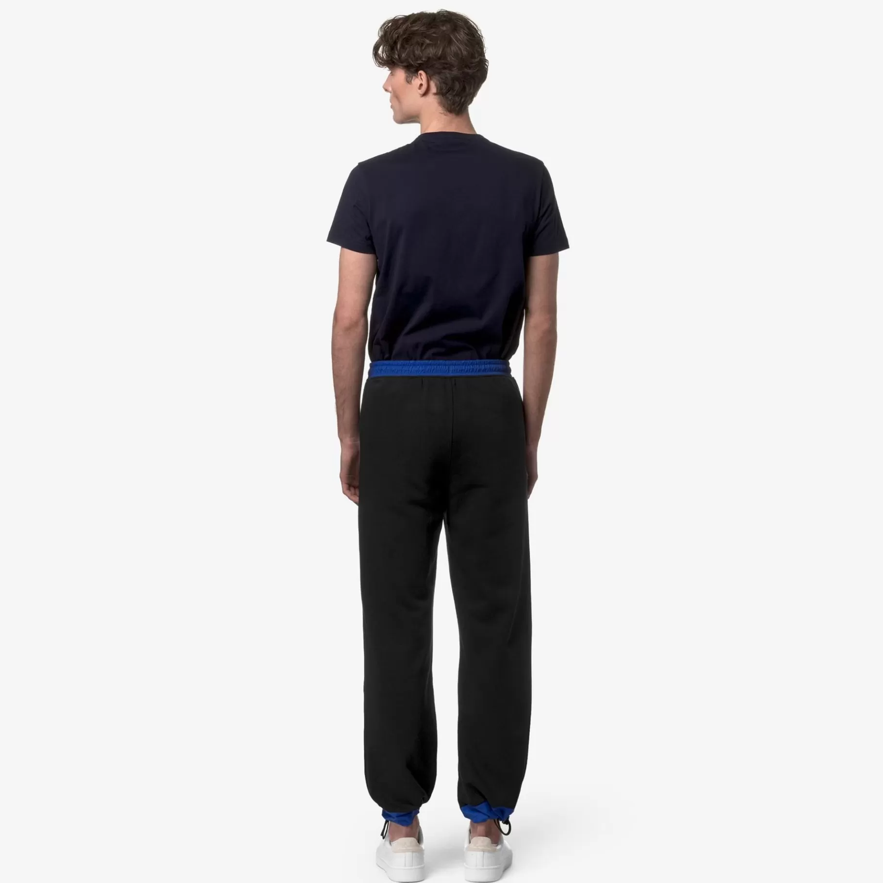 Trousers*K-WAY Le Vrai Medard Nylon Pc - Pants - Sport Trousers - Unisex - Black Pure-Blue Royal Marine