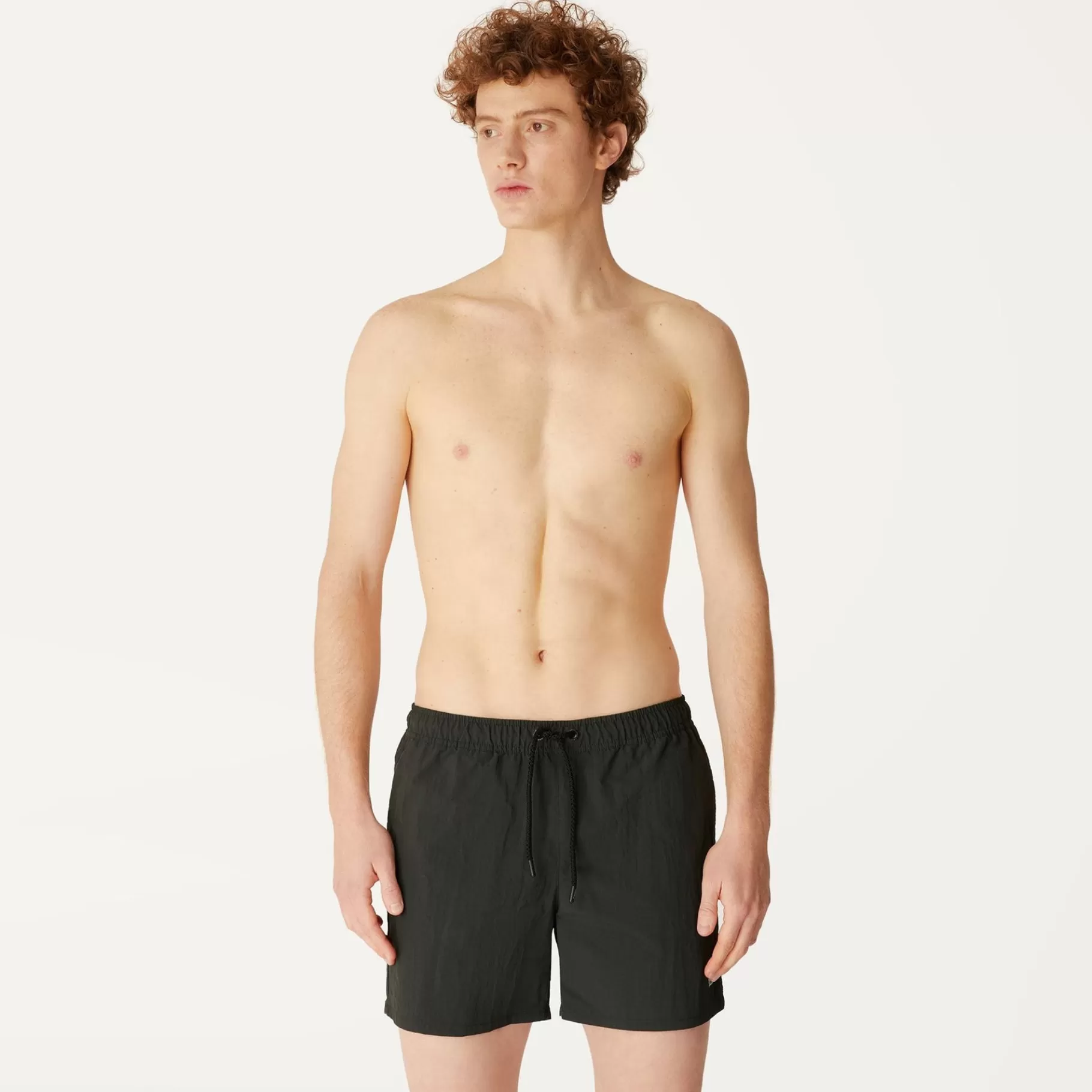 Swimwear*K-WAY Le Vrai Olivier - Bathing Suits - Swimming Trunk - Man - Black Torba