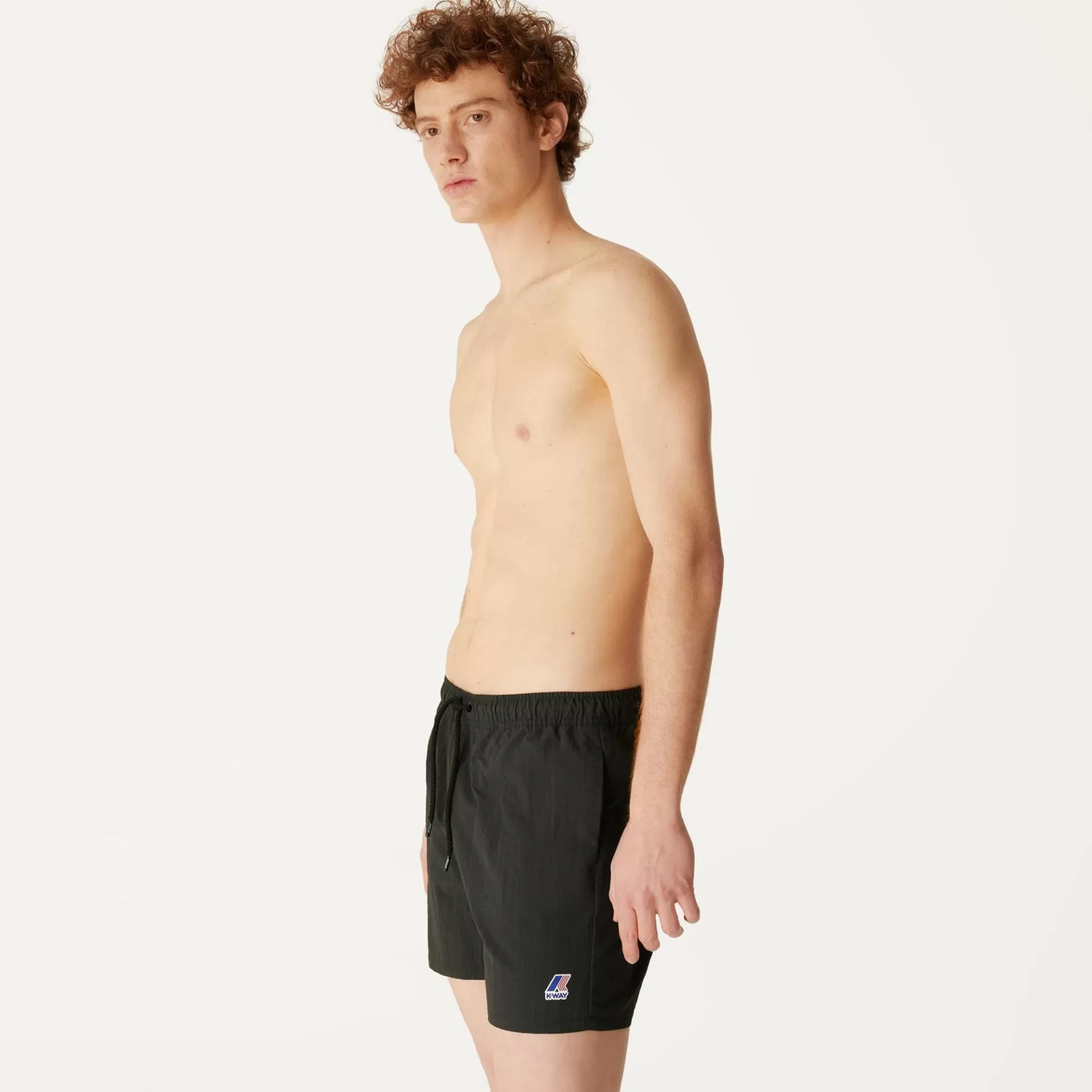 Swimwear*K-WAY Le Vrai Olivier - Bathing Suits - Swimming Trunk - Man - Black Torba
