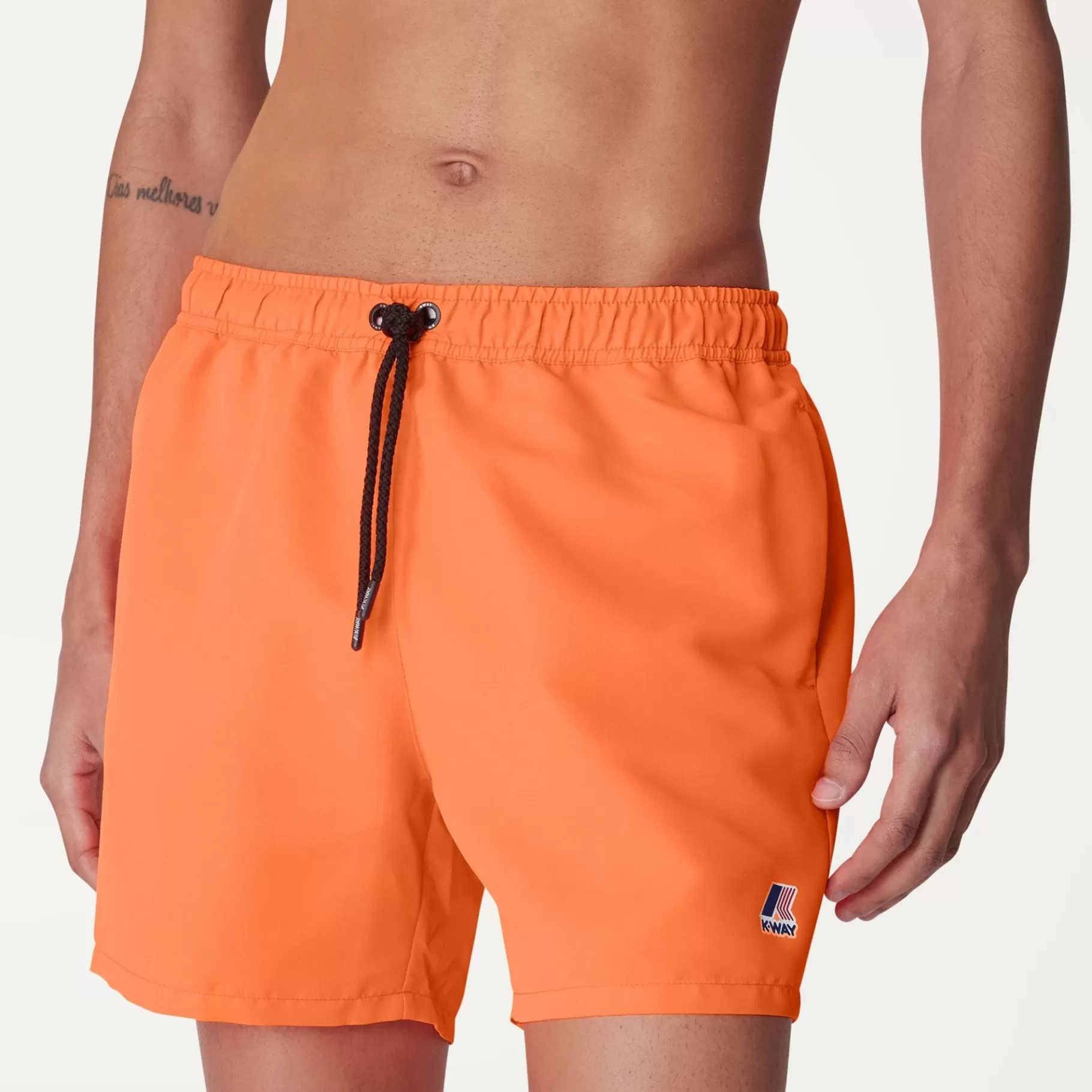 Swimwear*K-WAY Le Vrai Olivier - Bathing Suits - Swimming Trunk - Man - Orange Lt