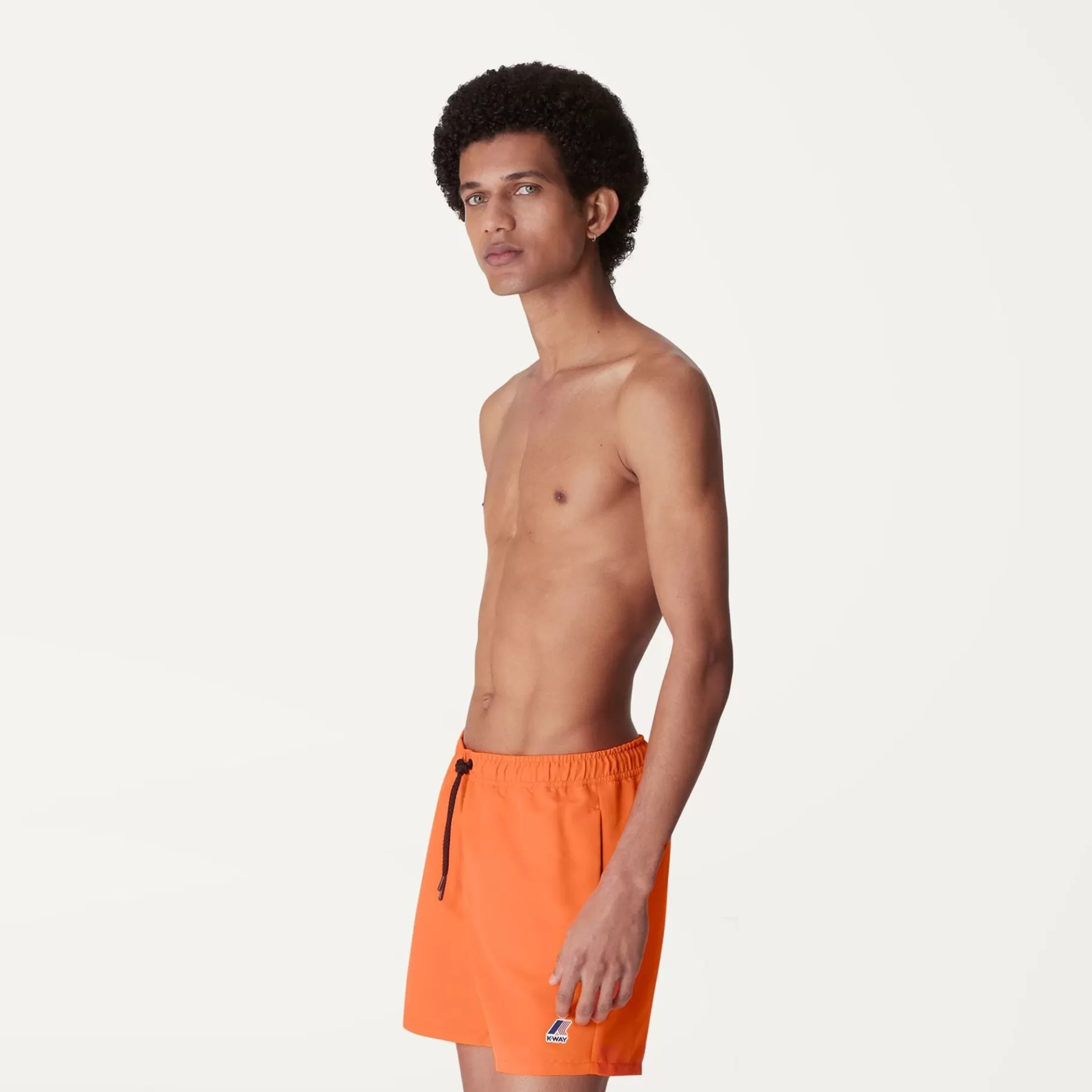 Swimwear*K-WAY Le Vrai Olivier - Bathing Suits - Swimming Trunk - Man - Orange Lt