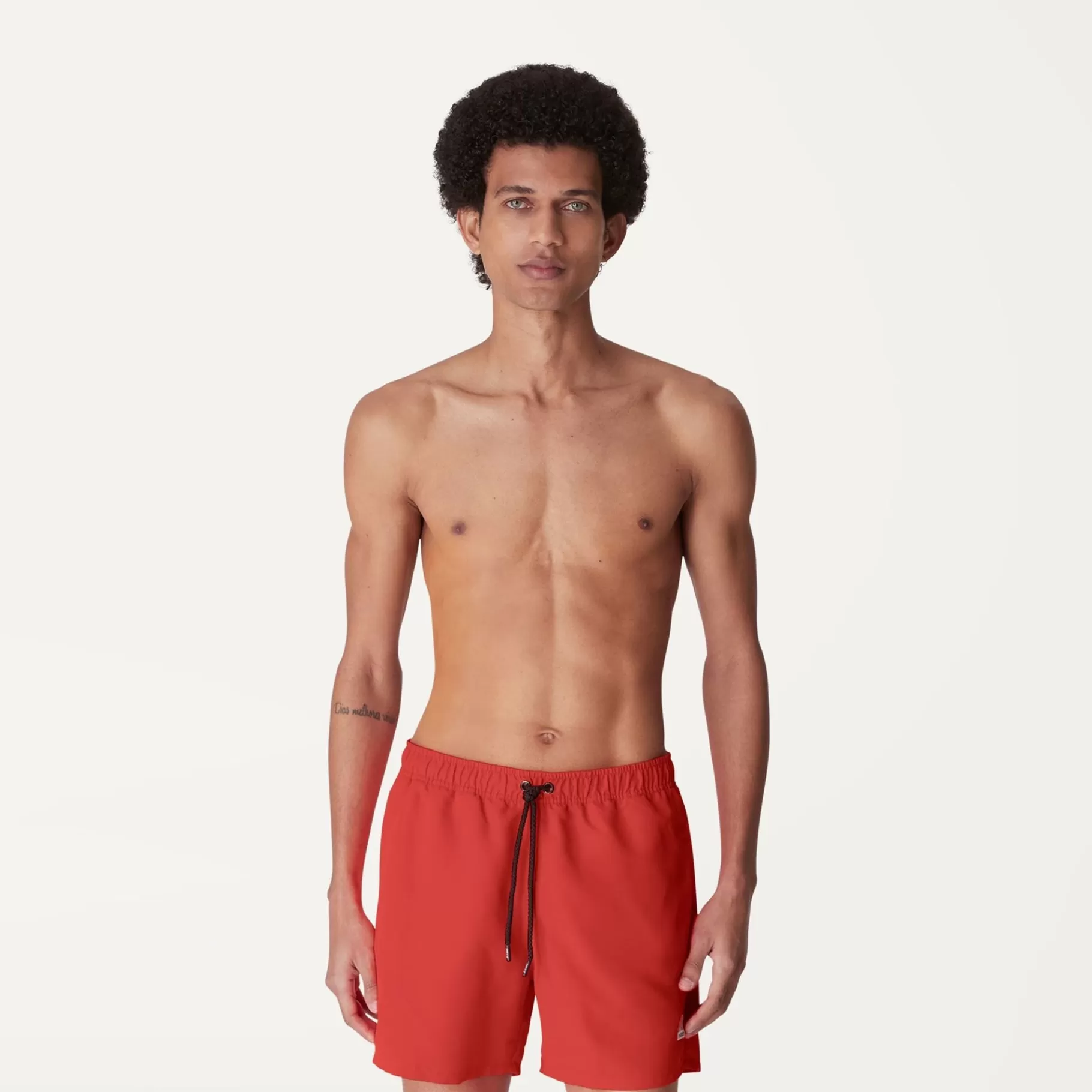 Swimwear*K-WAY Le Vrai Olivier - Bathing Suits - Swimming Trunk - Man - Red Papavero