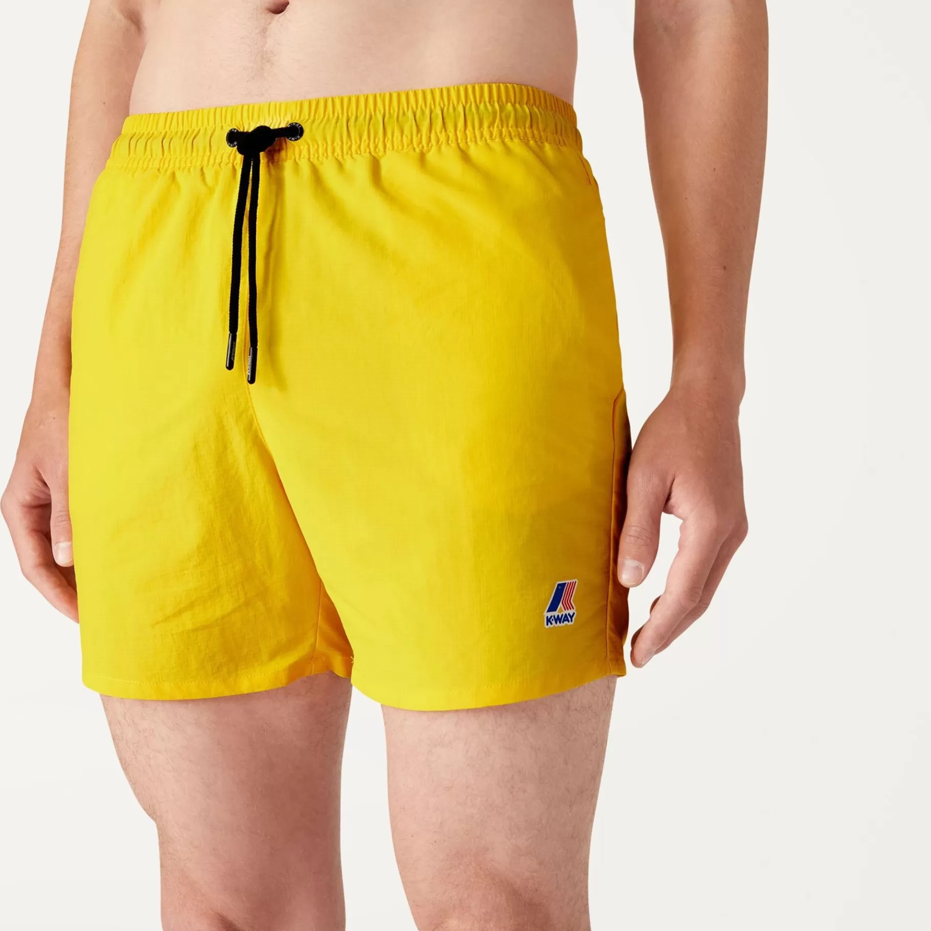 Swimwear*K-WAY Le Vrai Olivier - Bathing Suits - Swimming Trunk - Man - Yellow Dk