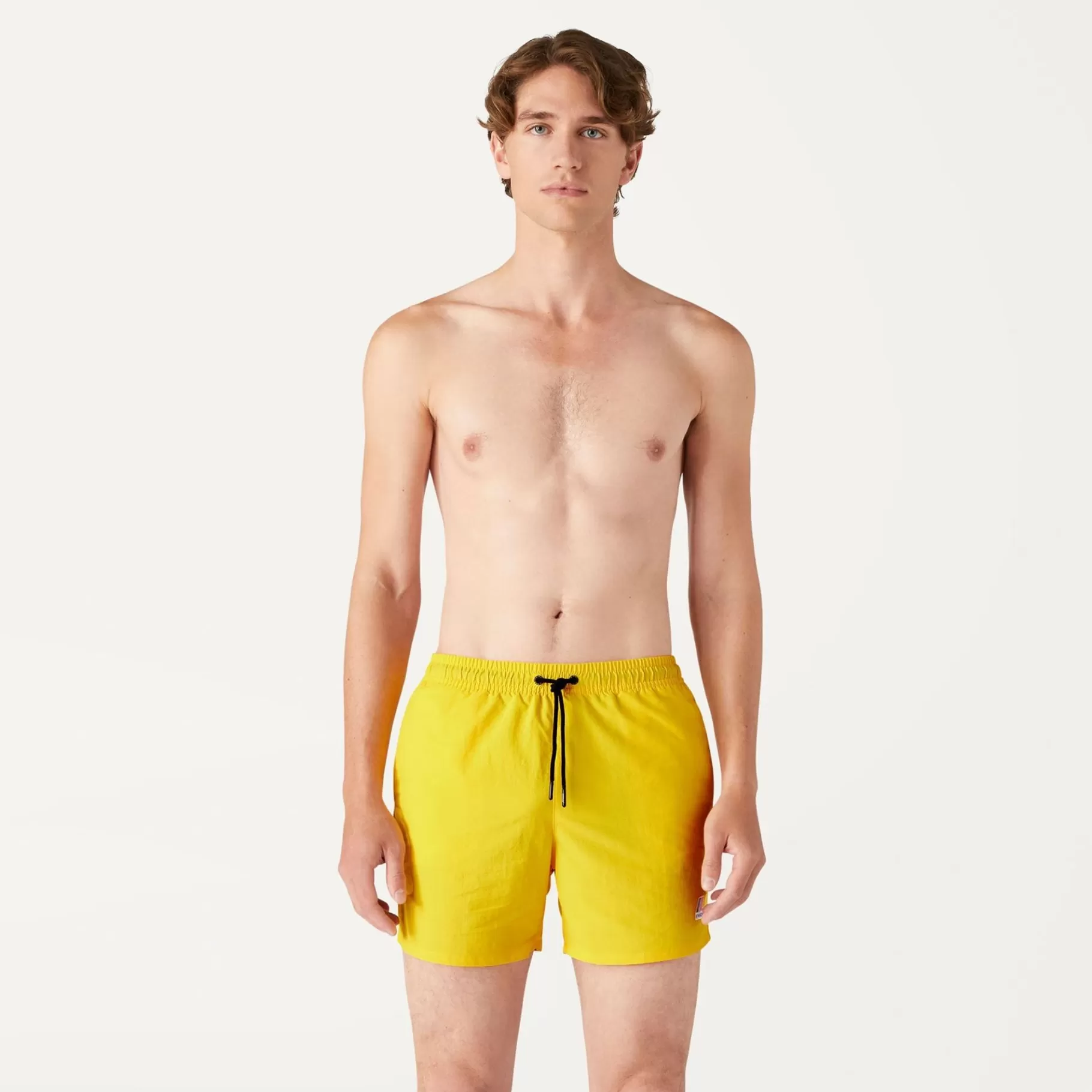 Swimwear*K-WAY Le Vrai Olivier - Bathing Suits - Swimming Trunk - Man - Yellow Dk