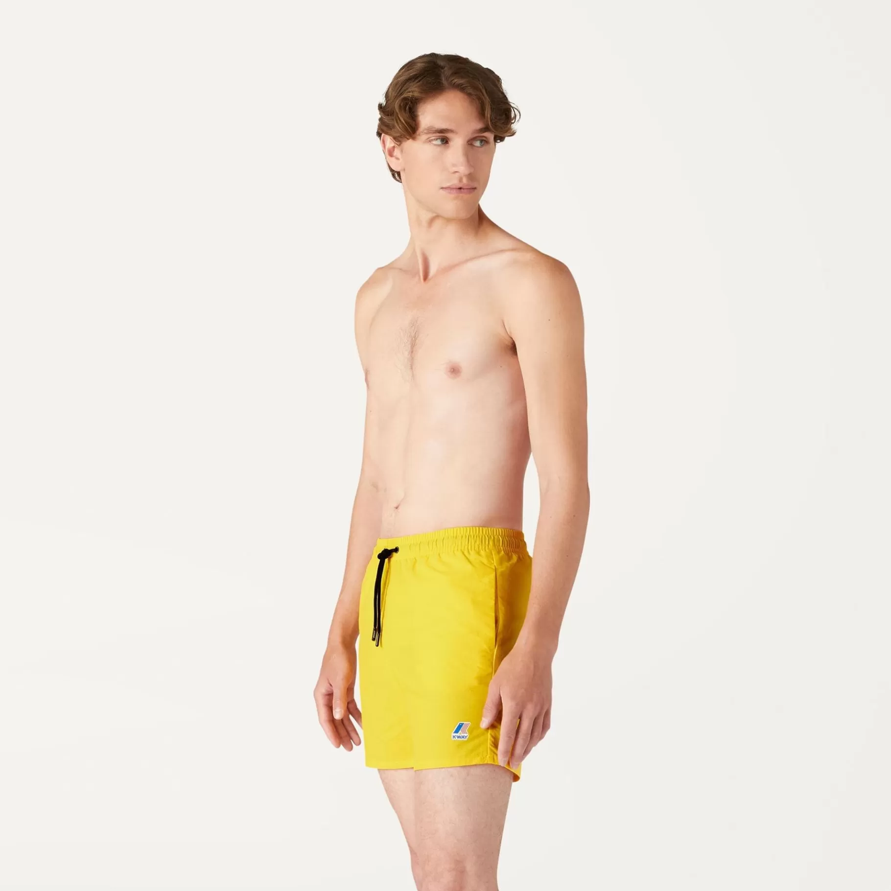 Swimwear*K-WAY Le Vrai Olivier - Bathing Suits - Swimming Trunk - Man - Yellow Dk