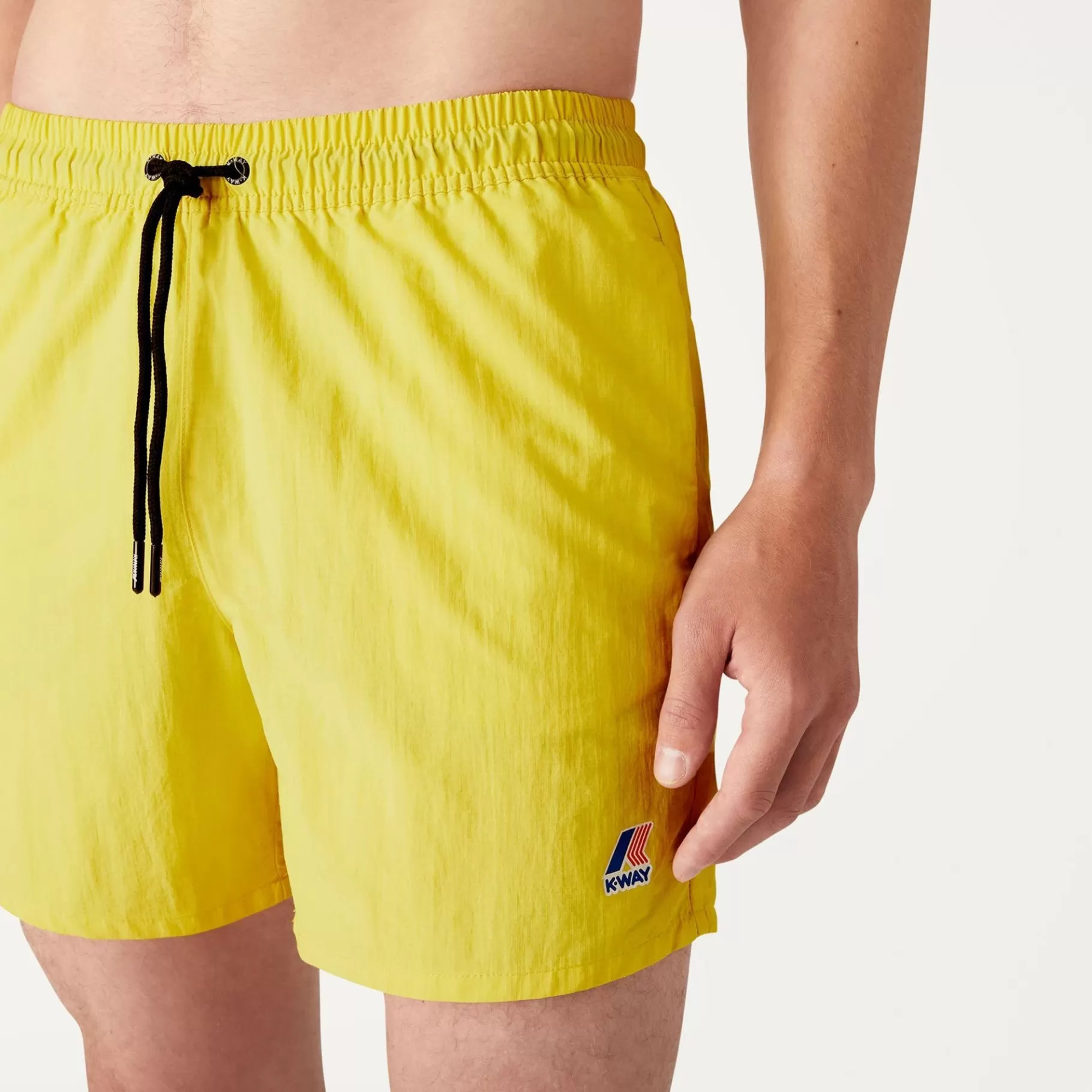 Swimwear*K-WAY Le Vrai Olivier - Bathing Suits - Swimming Trunk - Man - Yellow Sheen