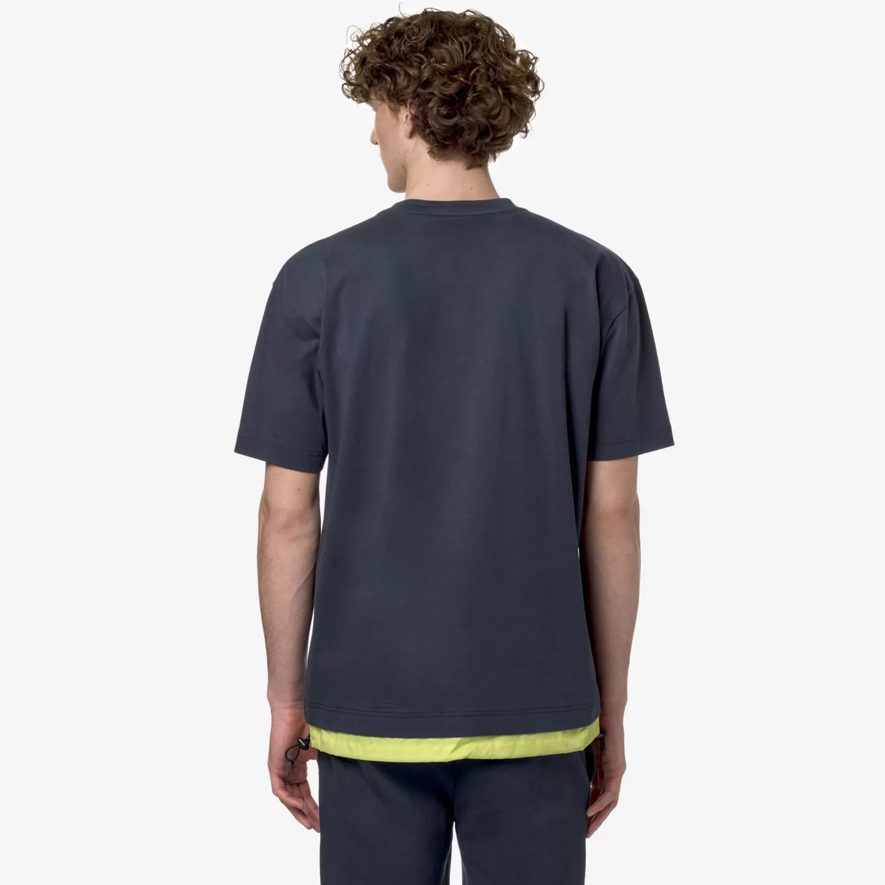 T-Shirt*K-WAY Le Vrai Serille Nylon Pc - T-Shirtstop - T-Shirt - Unisex - Blue Depth-Green Celery