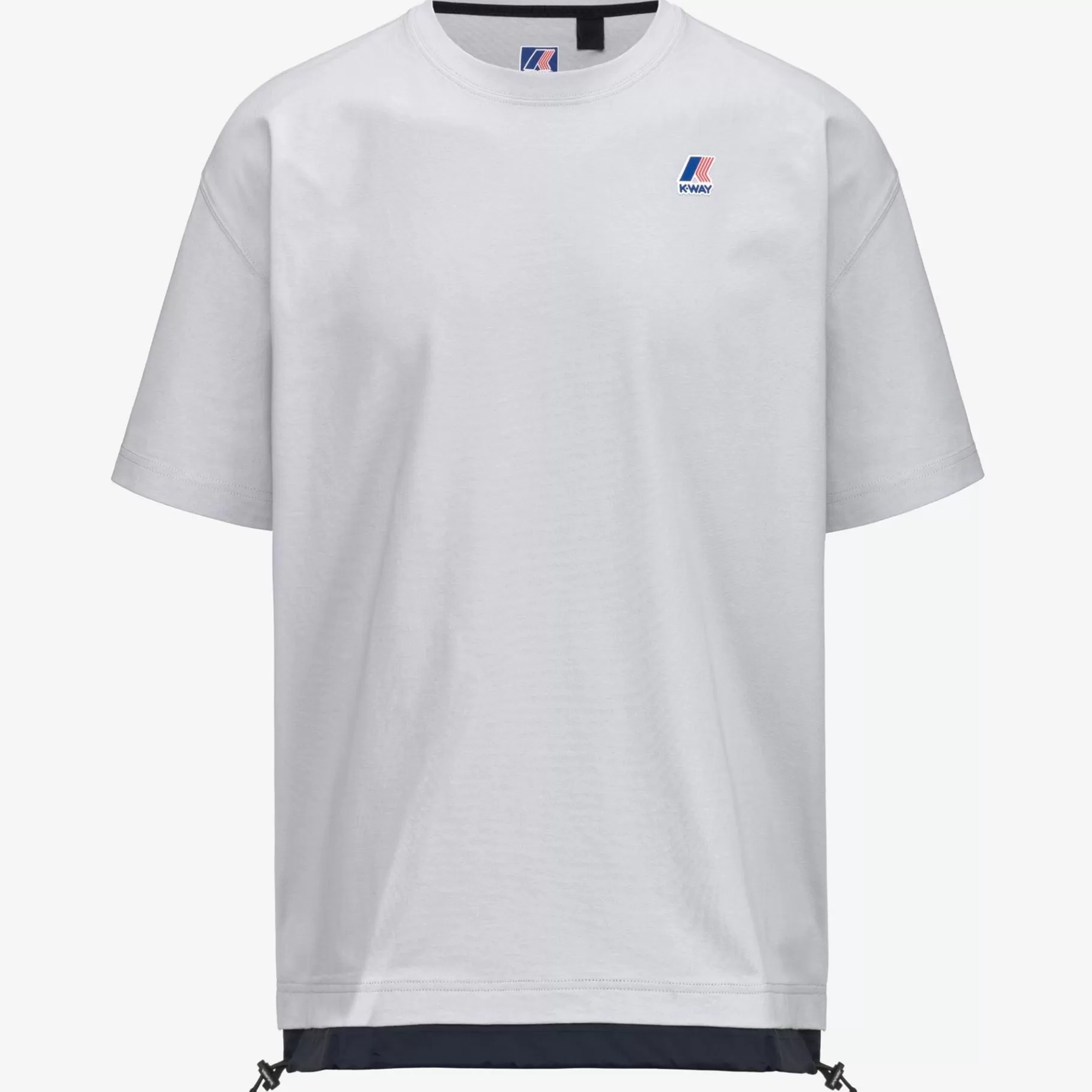 T-Shirt*K-WAY Le Vrai Serille Nylon Pc - T-Shirtstop - T-Shirt - Unisex - Grey Lt-Blue Depth